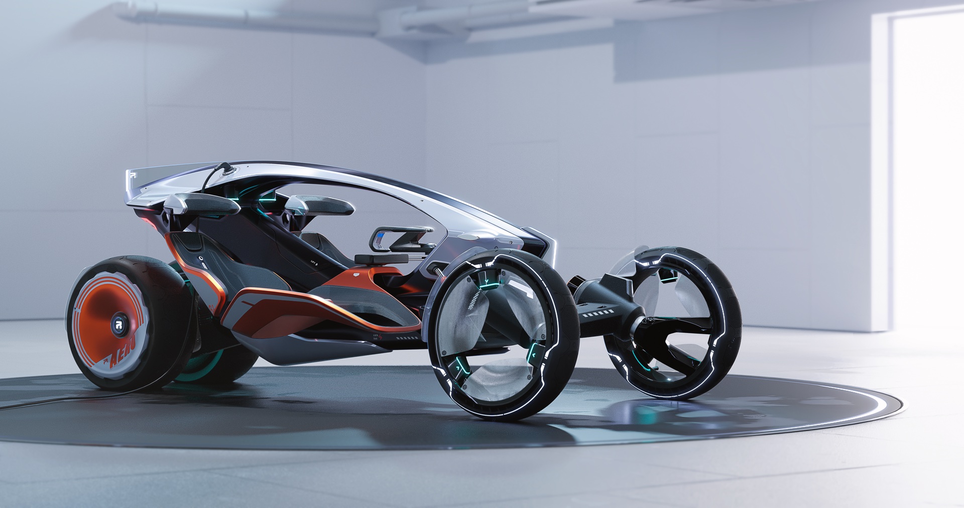 The R RYZR Concept From SAIC Design Is A Motorbike And Car Mashup “That You Can Wear”