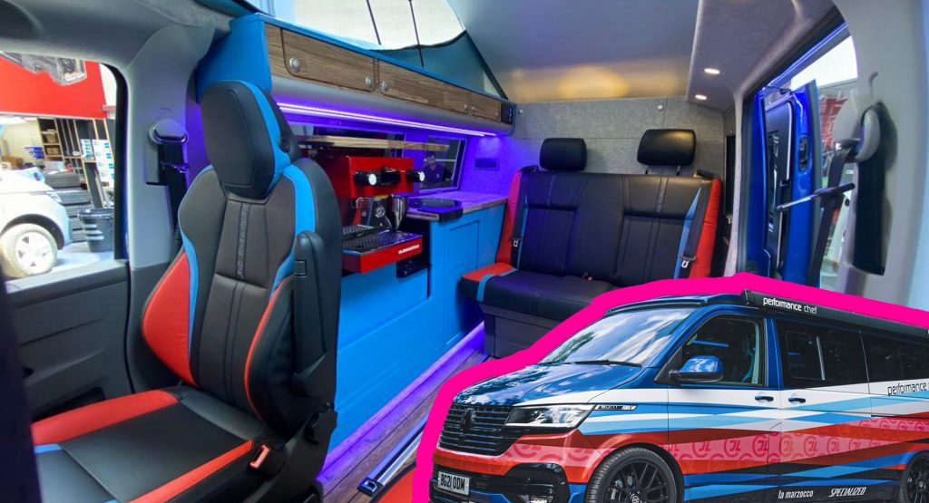  VW Kits Out Transporter Van With Kitchen For Cycling Team’s Michelin-Star Chef