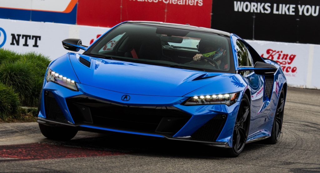 Watch The 2022 Acura NSX Type S Set A New Long Beach Production Car Lap Record