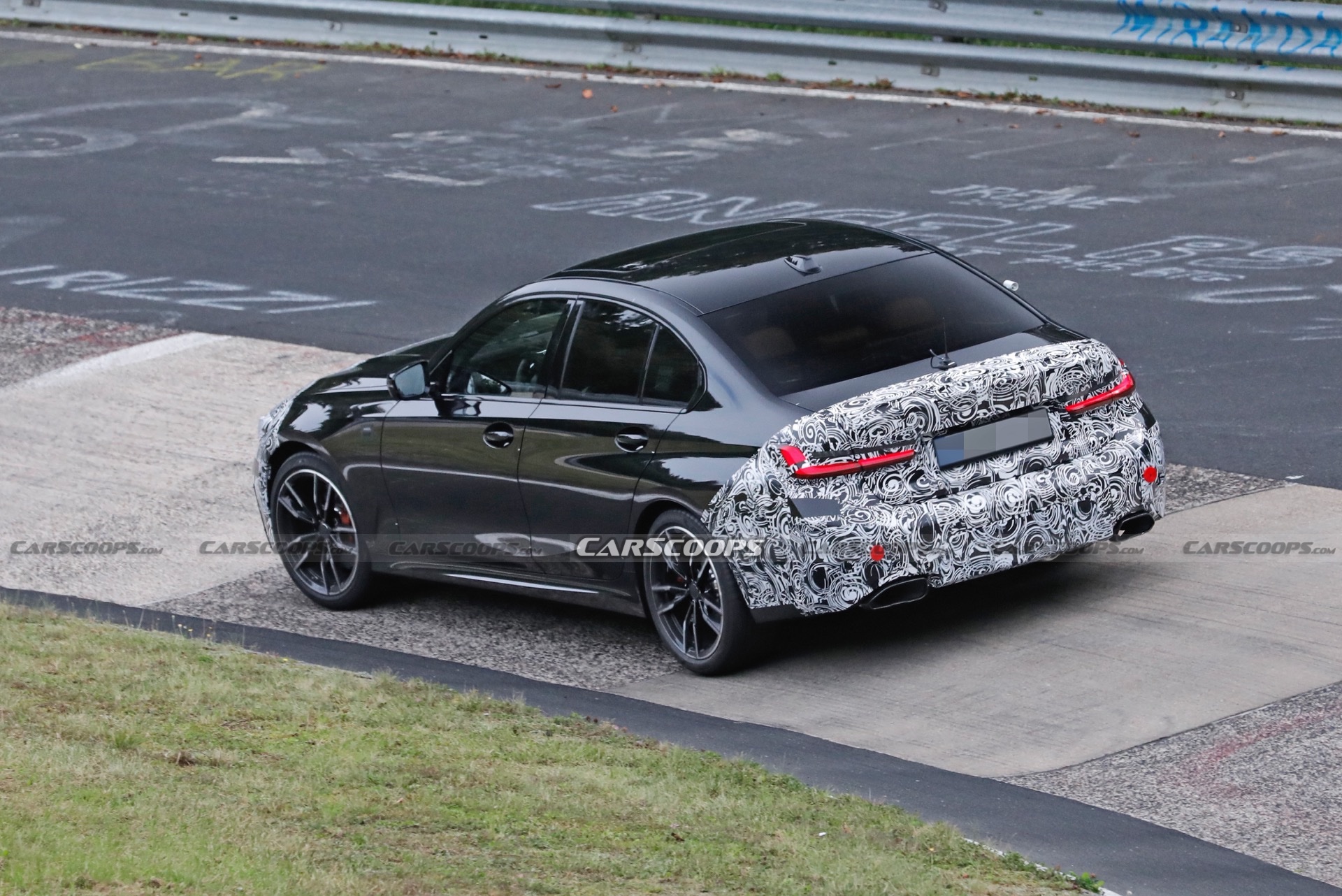 2023 BMW 3-Series Facelift Spied At The Ring, Giving A Glimpse Of Its New Dash