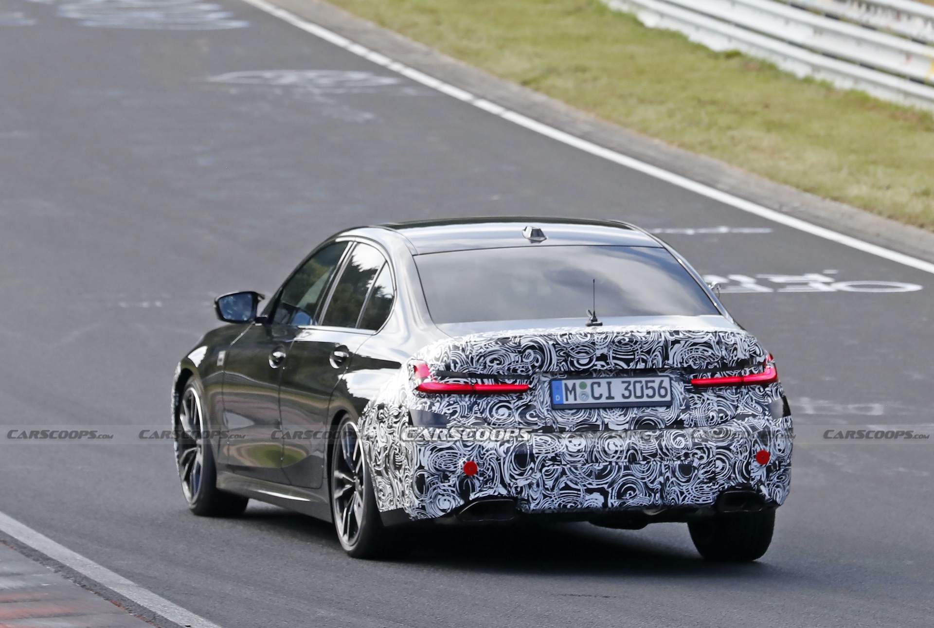 2023 BMW 3-Series Facelift Spied At The Ring, Giving A Glimpse Of Its New Dash