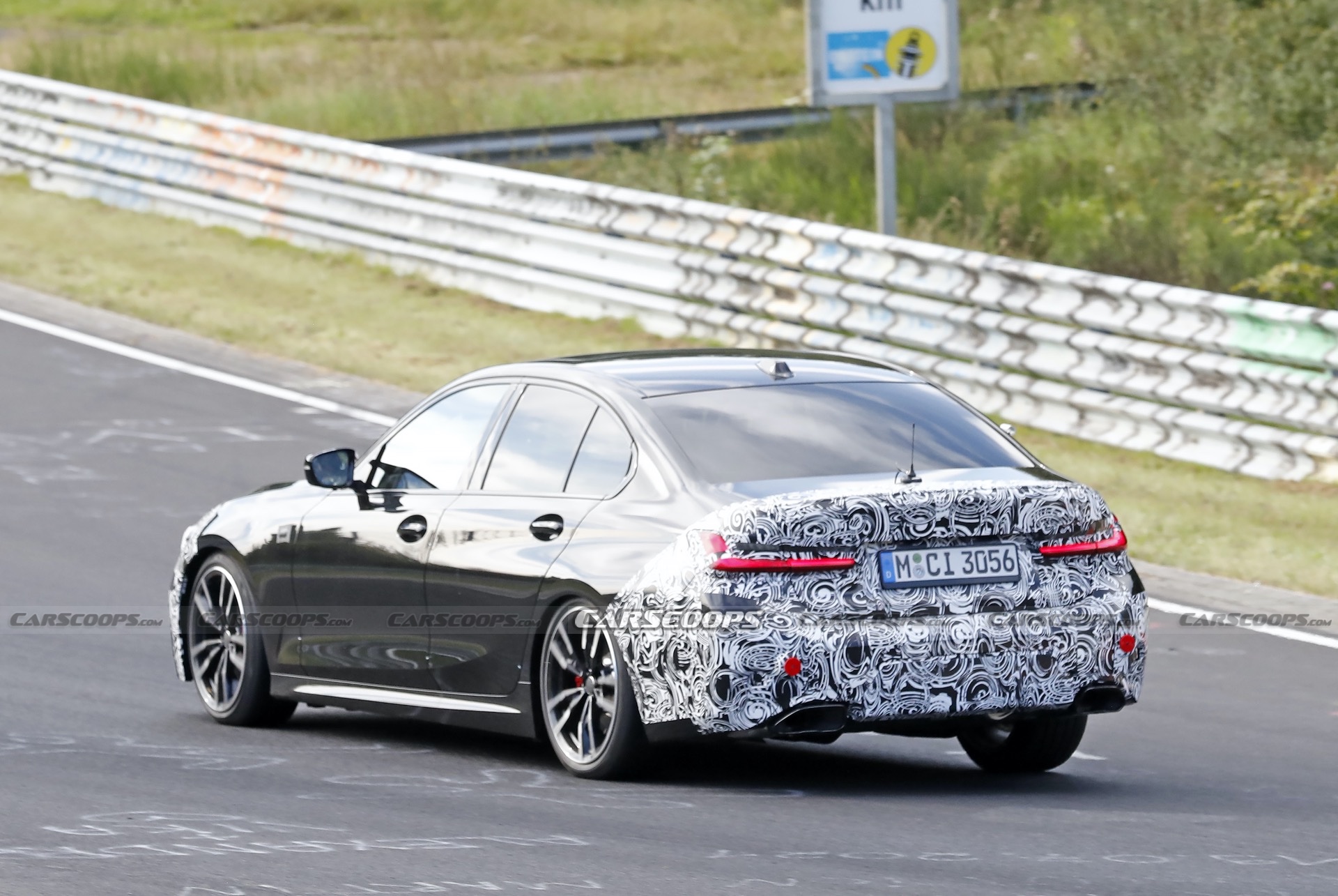 2023 BMW 3-Series Facelift Spied At The Ring, Giving A Glimpse Of Its New Dash