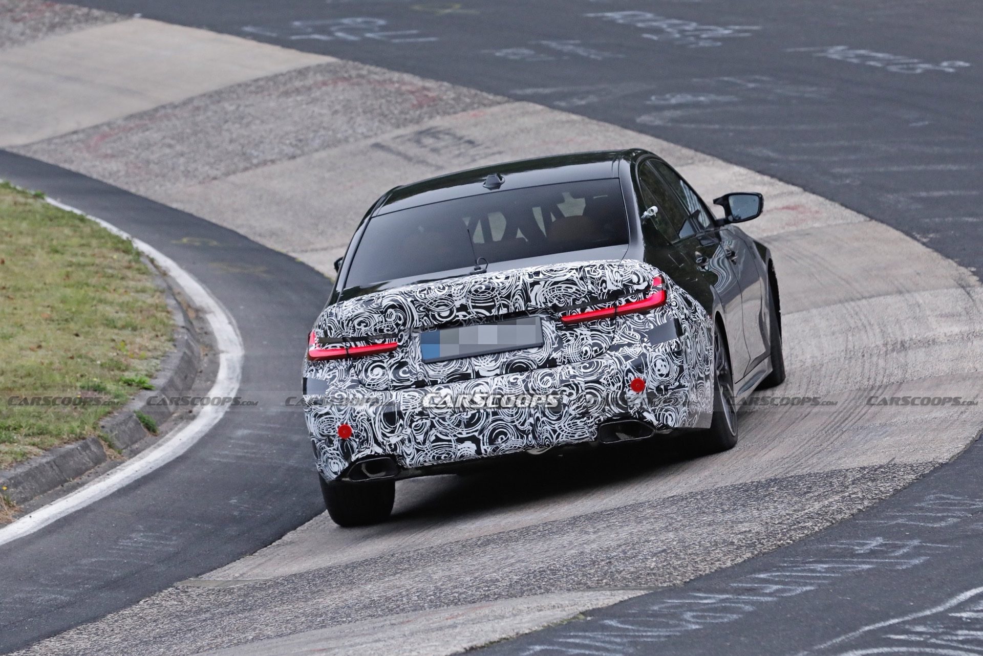 2023 BMW 3-Series Facelift Spied At The Ring, Giving A Glimpse Of Its New Dash