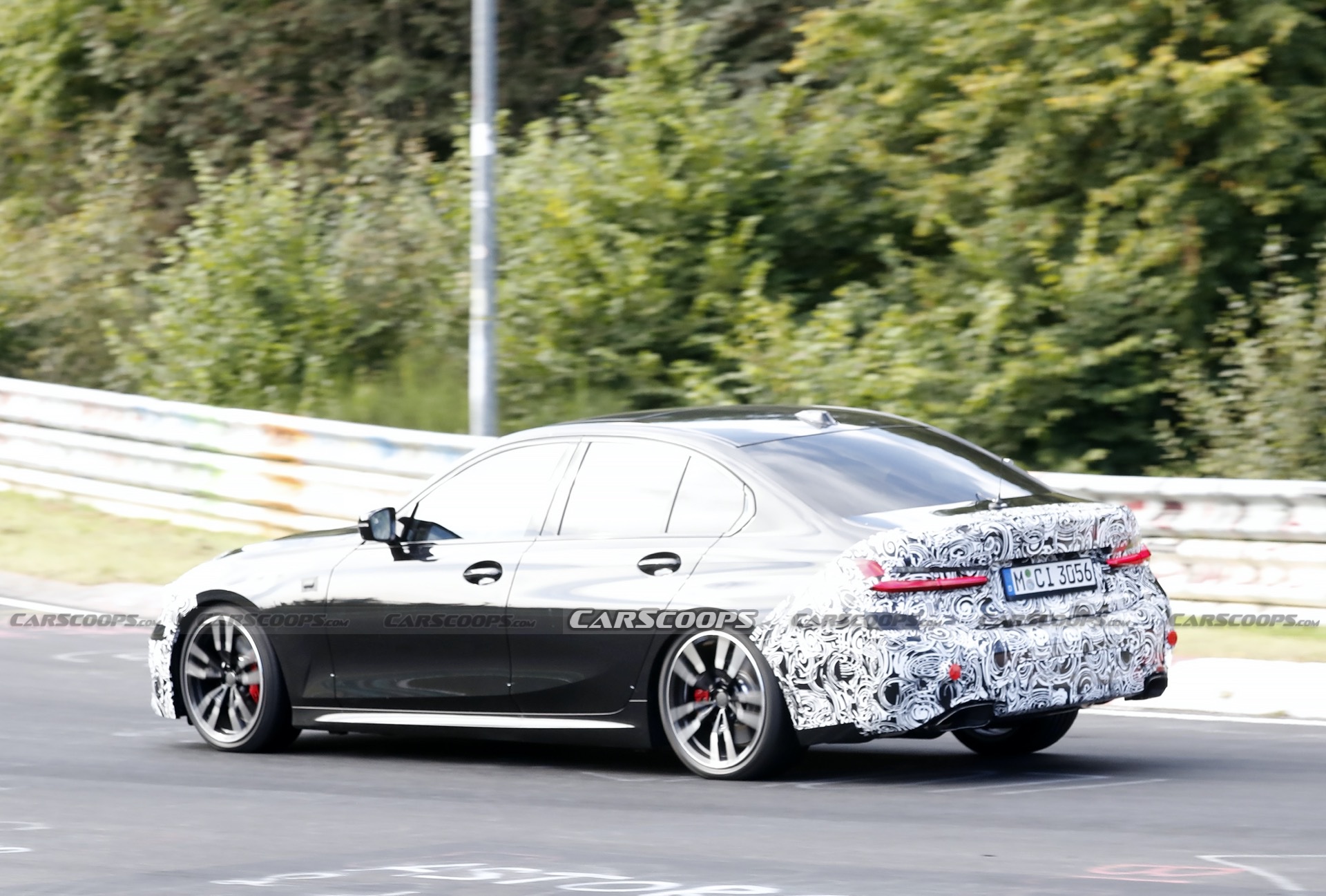 2023 BMW 3-Series Facelift Spied At The Ring, Giving A Glimpse Of Its New Dash