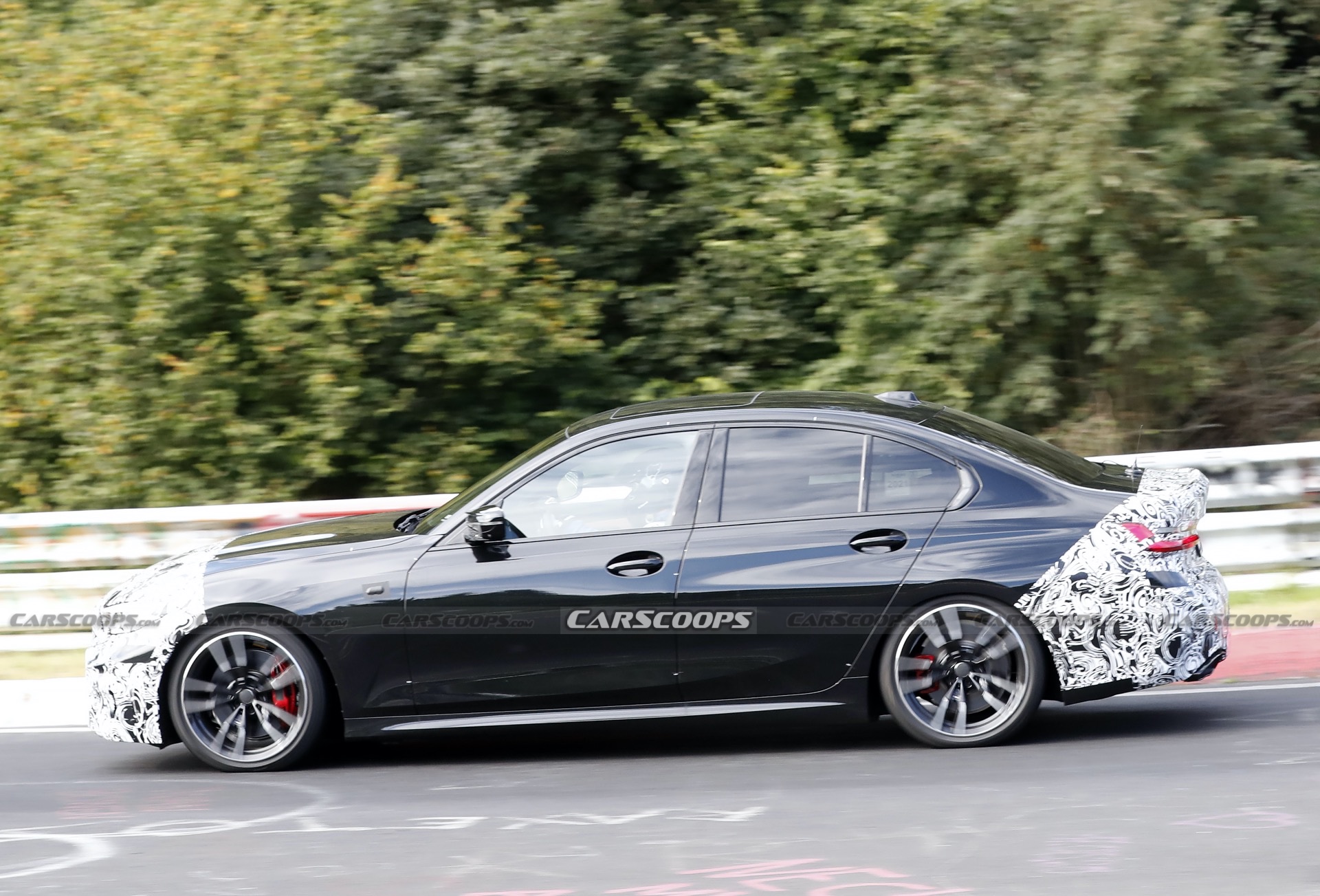 2023 BMW 3-Series Facelift Spied At The Ring, Giving A Glimpse Of Its New Dash