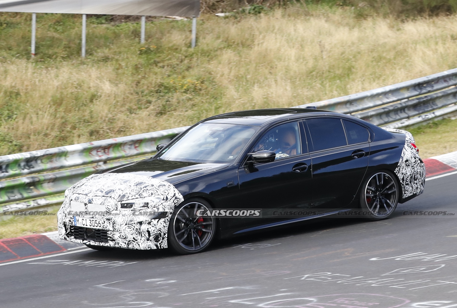 2023 BMW 3-Series Facelift Spied At The Ring, Giving A Glimpse Of Its New Dash
