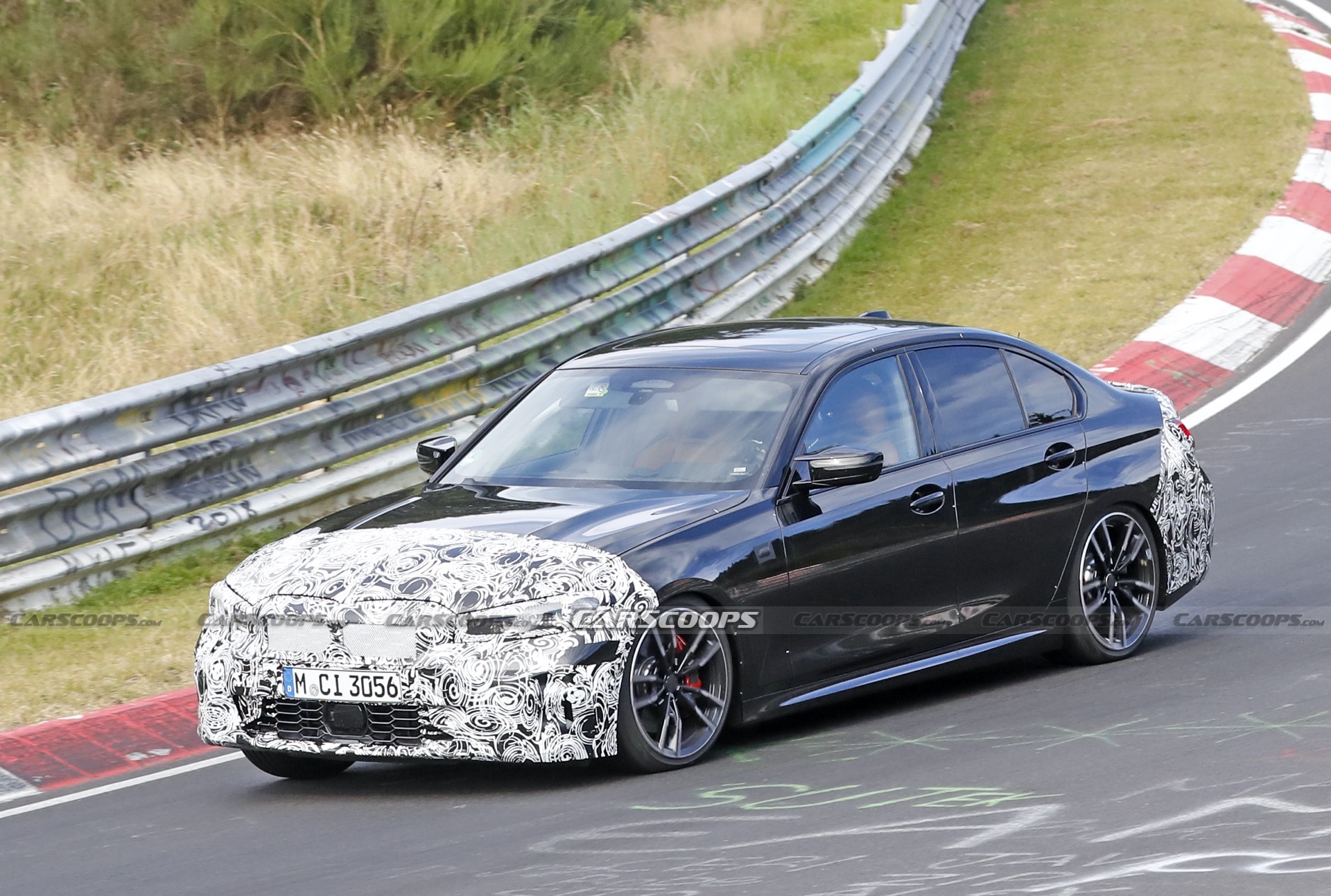 2023 BMW 3-Series Facelift Spied At The Ring, Giving A Glimpse Of Its New Dash