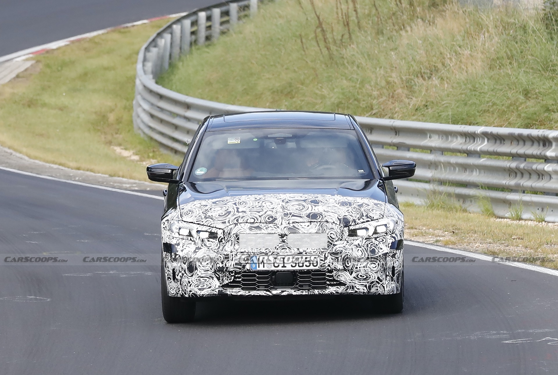 2023 BMW 3-Series Facelift Spied At The Ring, Giving A Glimpse Of Its New Dash