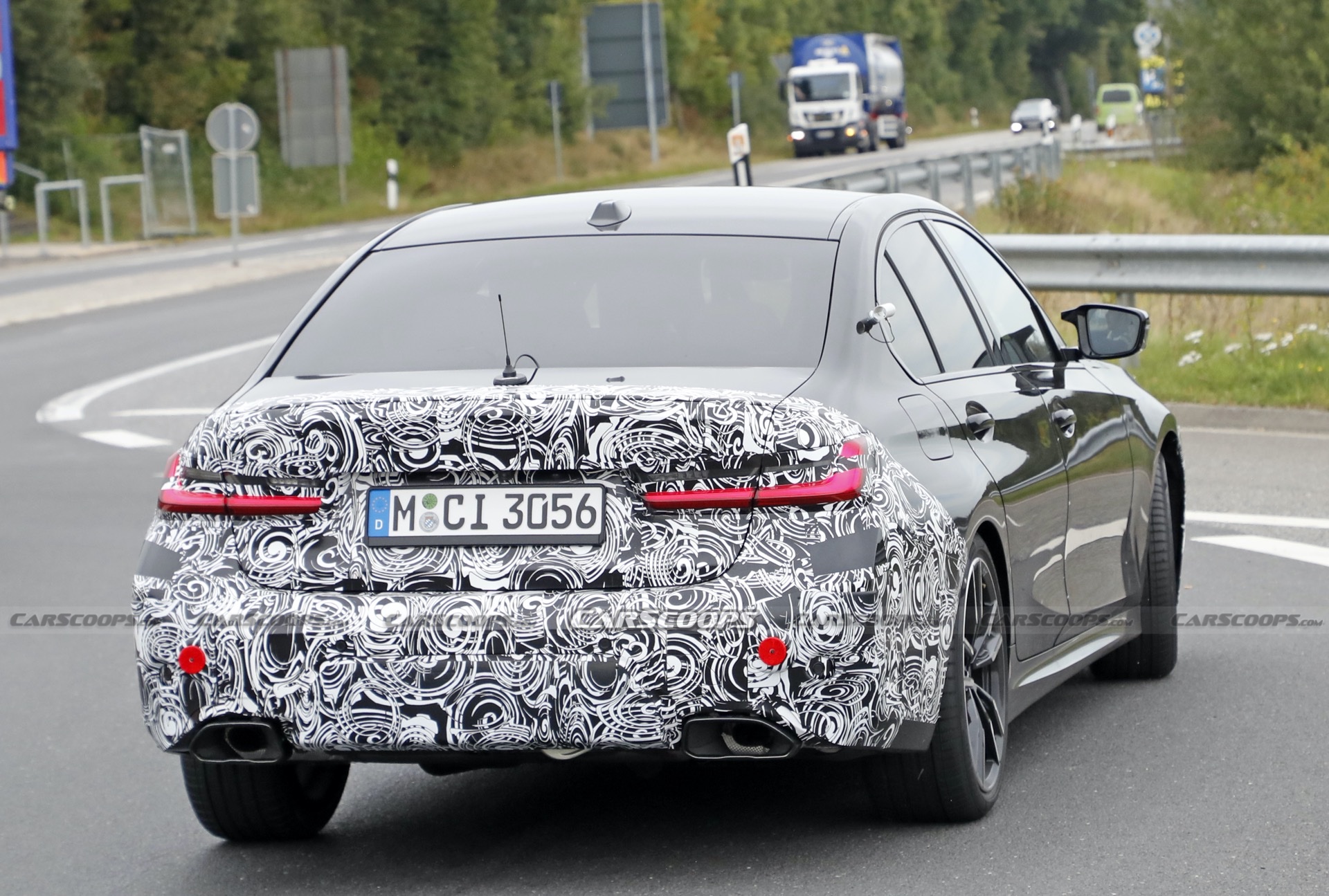 2023 BMW 3-Series Facelift Spied At The Ring, Giving A Glimpse Of Its New Dash