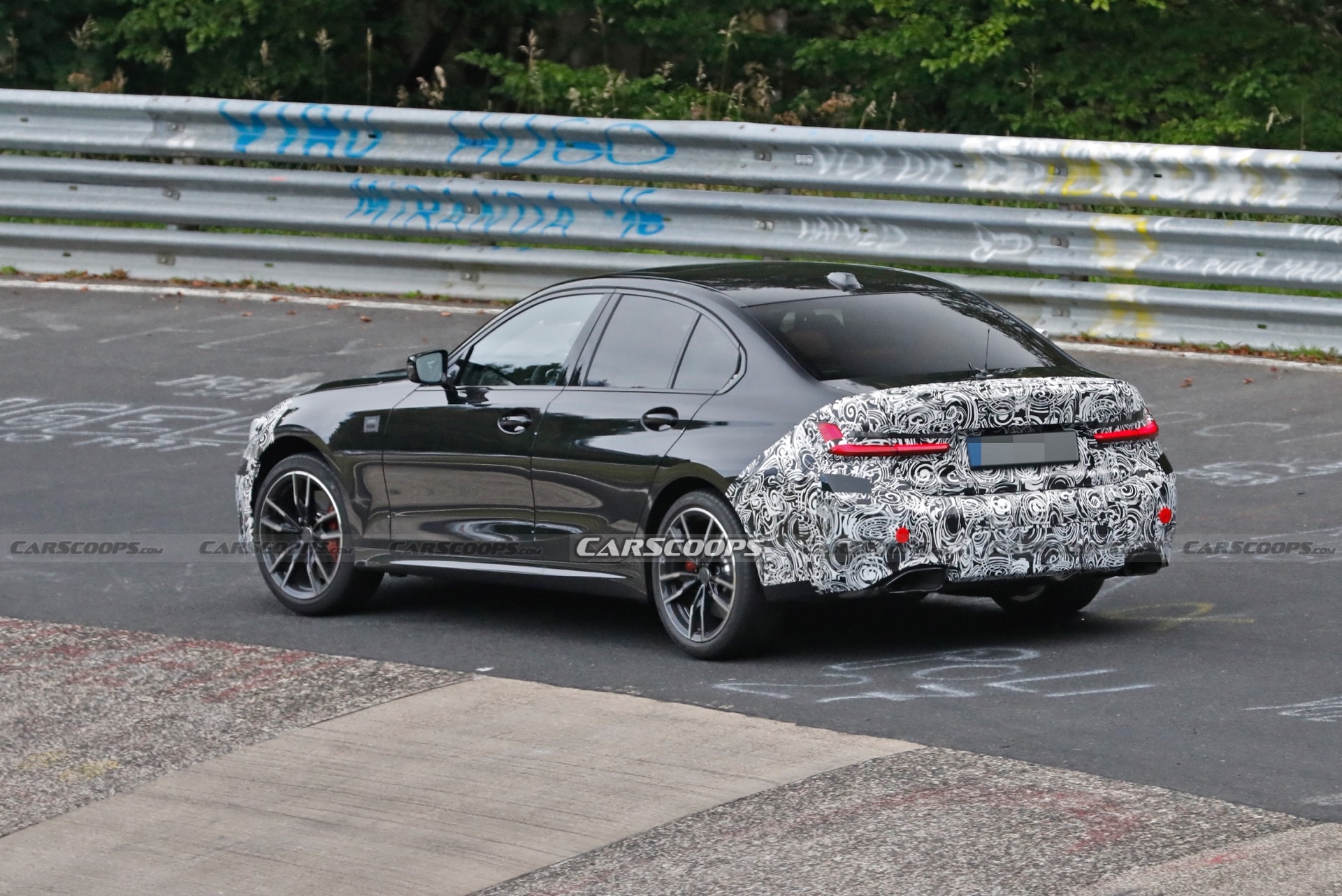 2023 BMW 3-Series Facelift Spied At The Ring, Giving A Glimpse Of Its New Dash