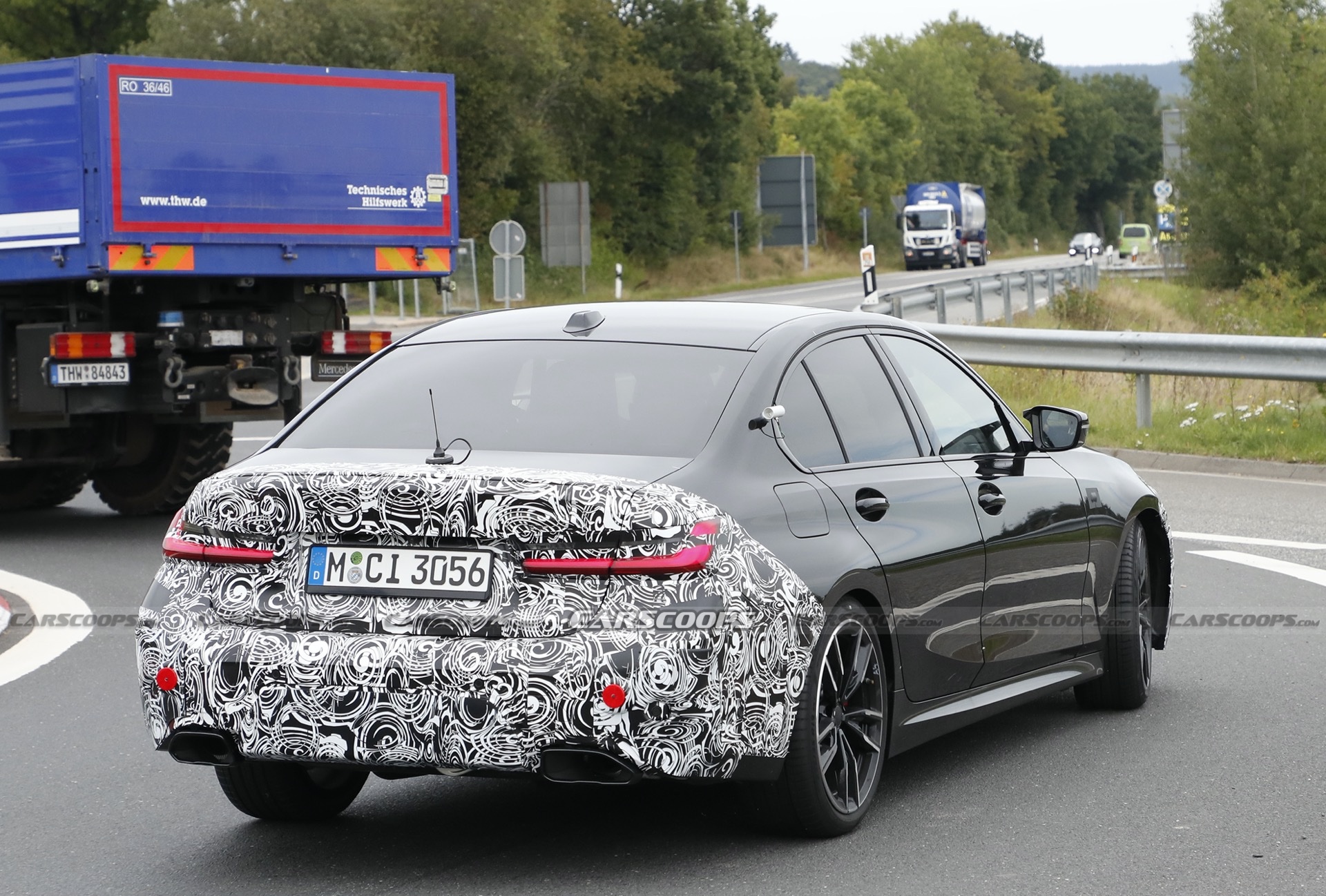 2023 BMW 3-Series Facelift Spied At The Ring, Giving A Glimpse Of Its New Dash