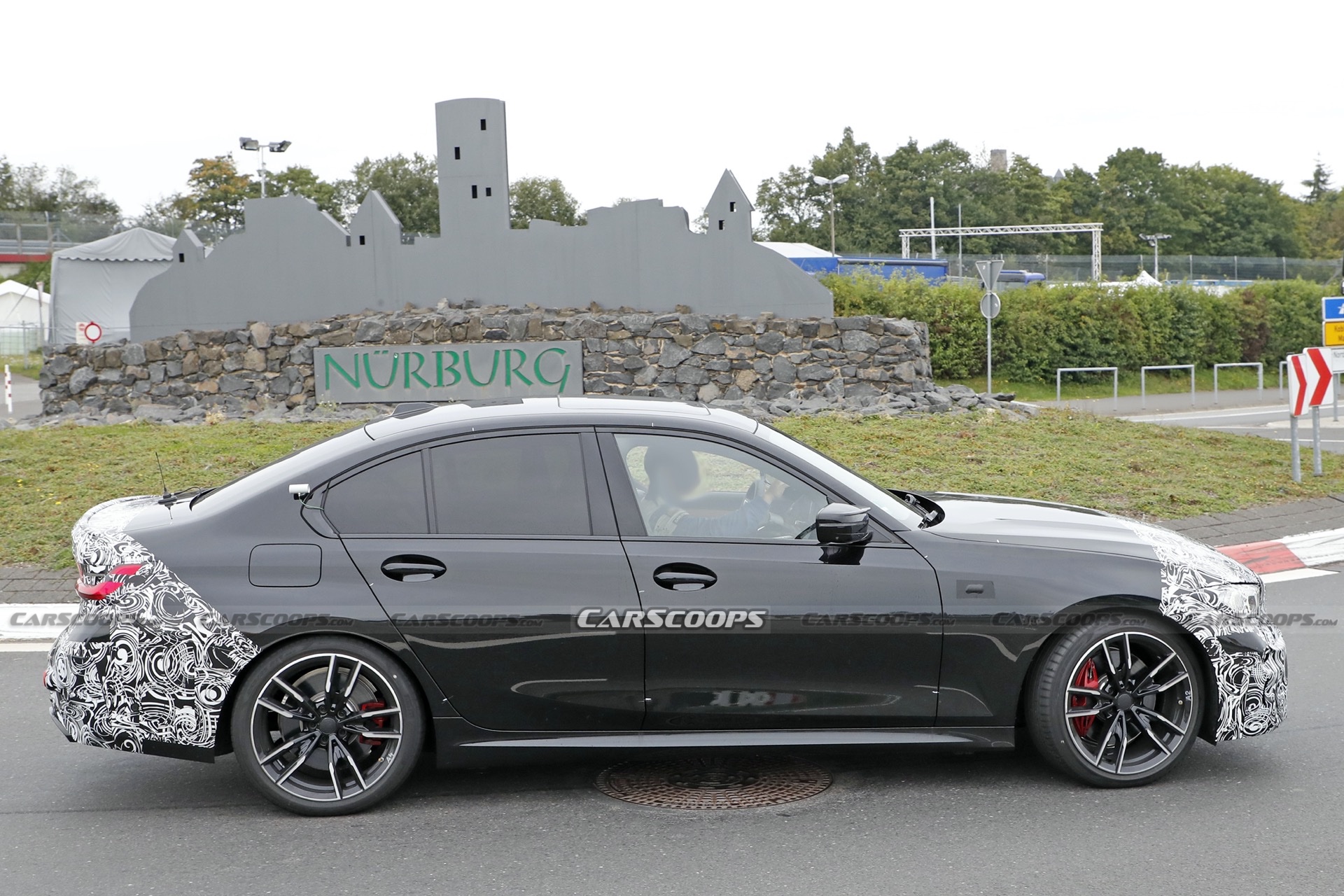 2023 BMW 3-Series Facelift Spied At The Ring, Giving A Glimpse Of Its New Dash