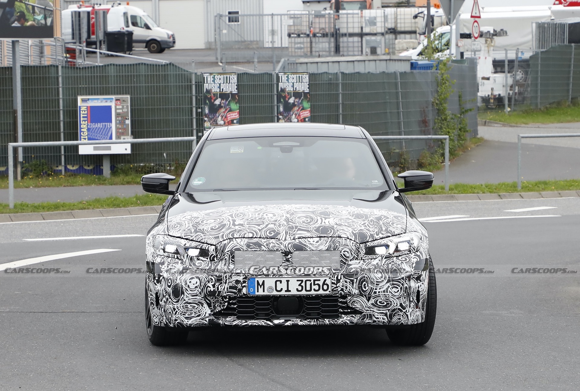 2023 BMW 3-Series Facelift Spied At The Ring, Giving A Glimpse Of Its New Dash