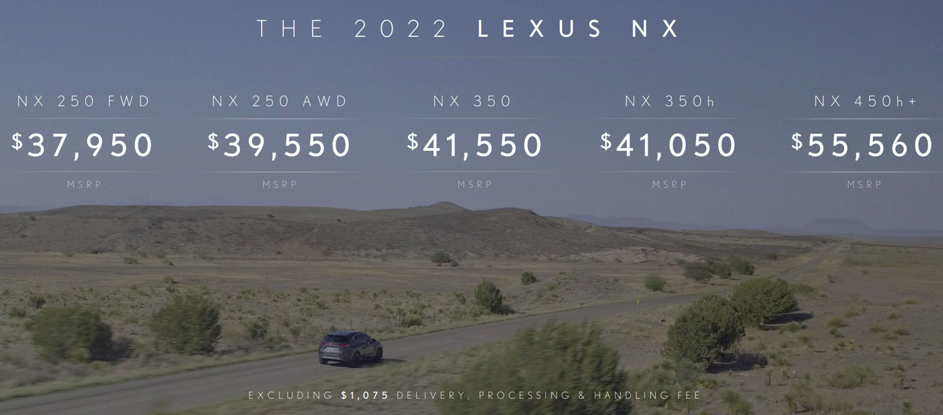 2022 Lexus NX Pricing - Auto Recent
