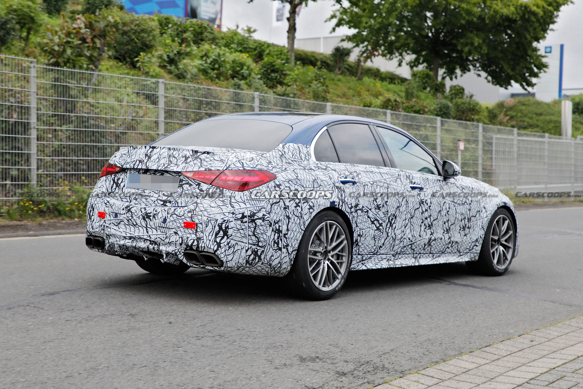 2022 Mercedes-AMG C63 Spied In Sedan And Wagon Form