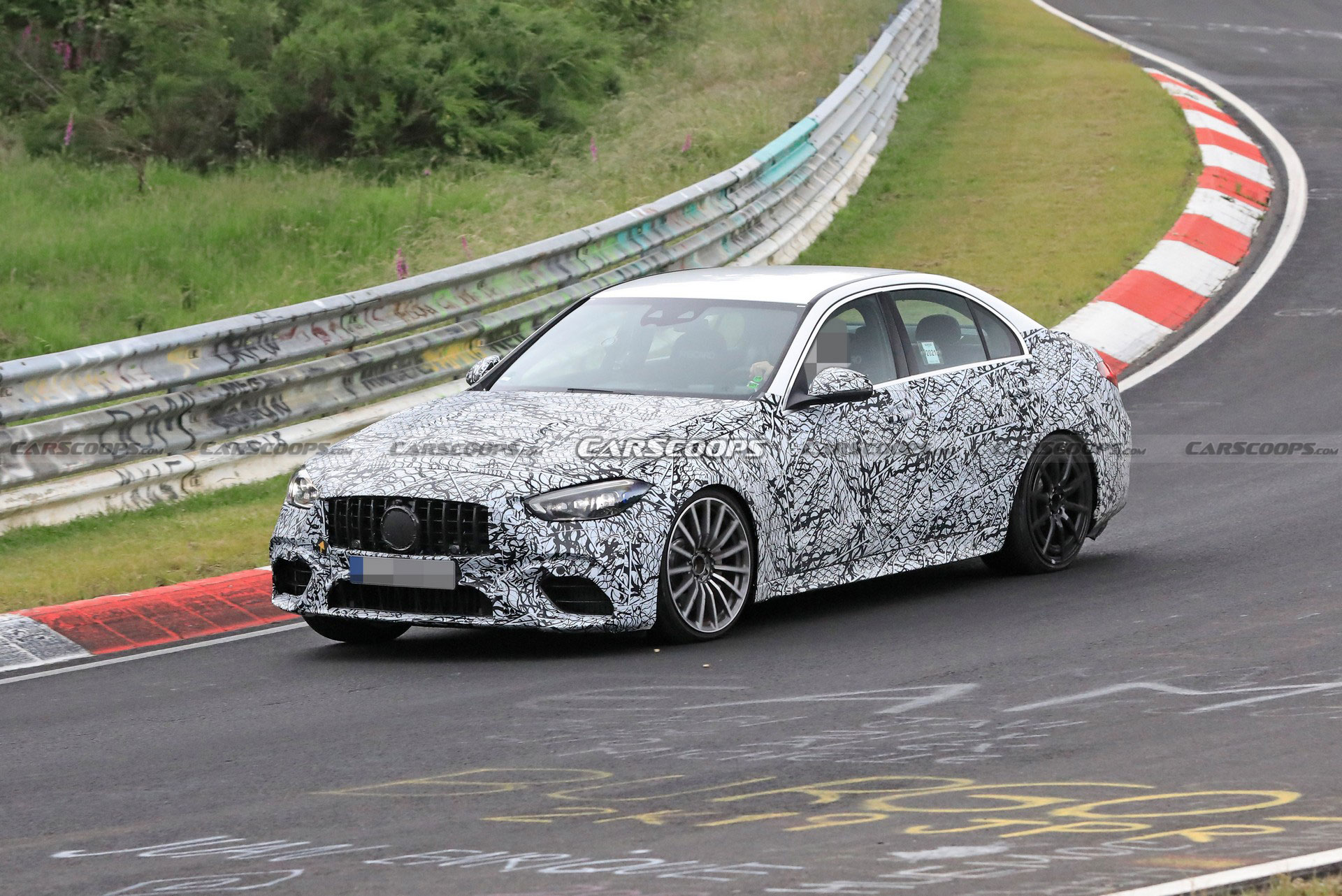 2022 Mercedes-AMG C63 Spied In Sedan And Wagon Form