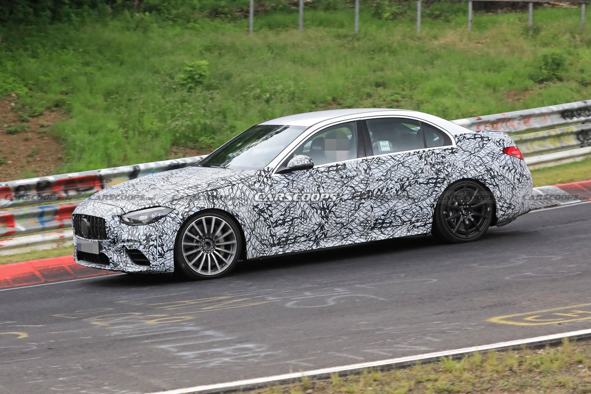 2022 Mercedes-AMG C63 Spied In Sedan And Wagon Form