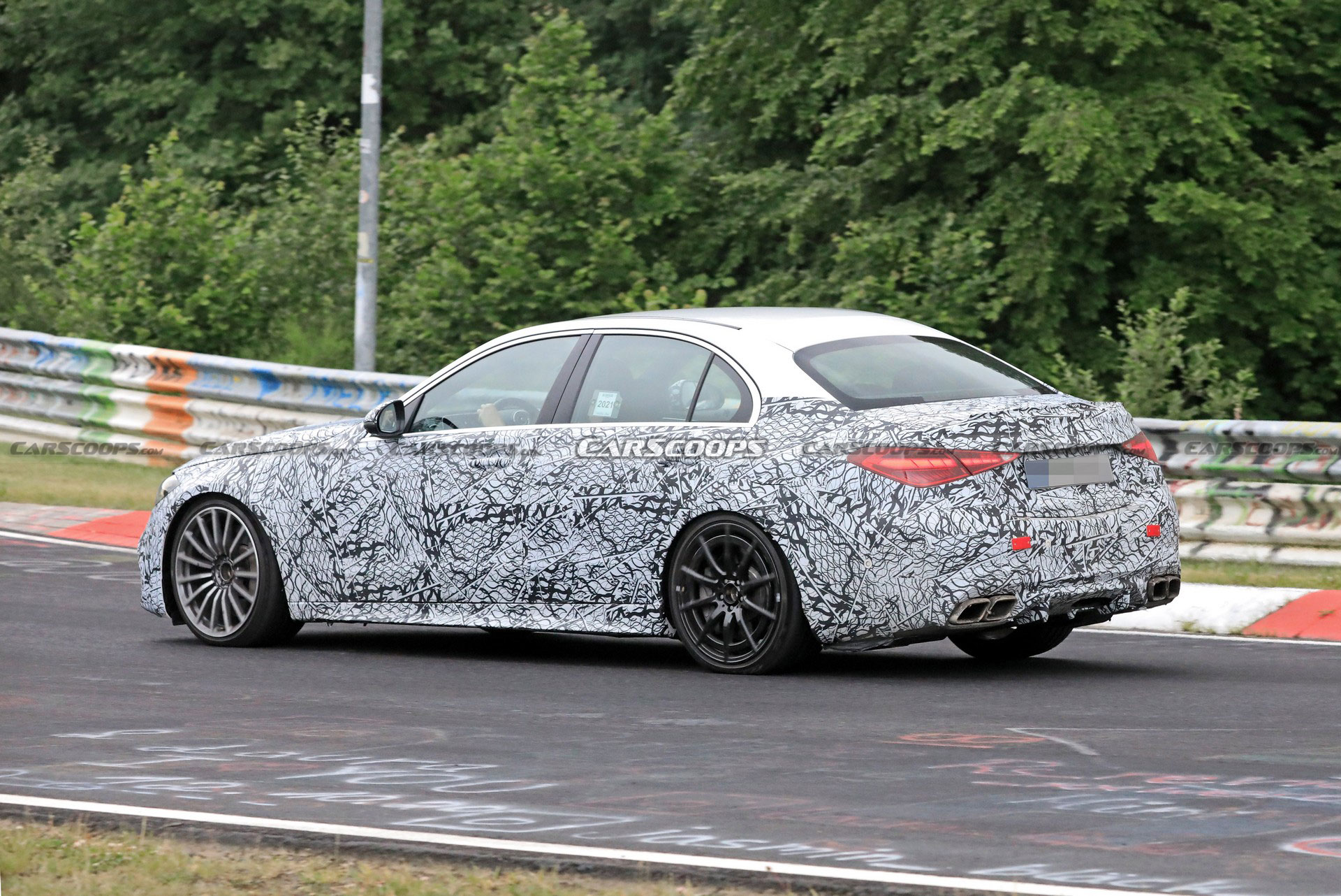 2022 Mercedes-AMG C63 Spied In Sedan And Wagon Form