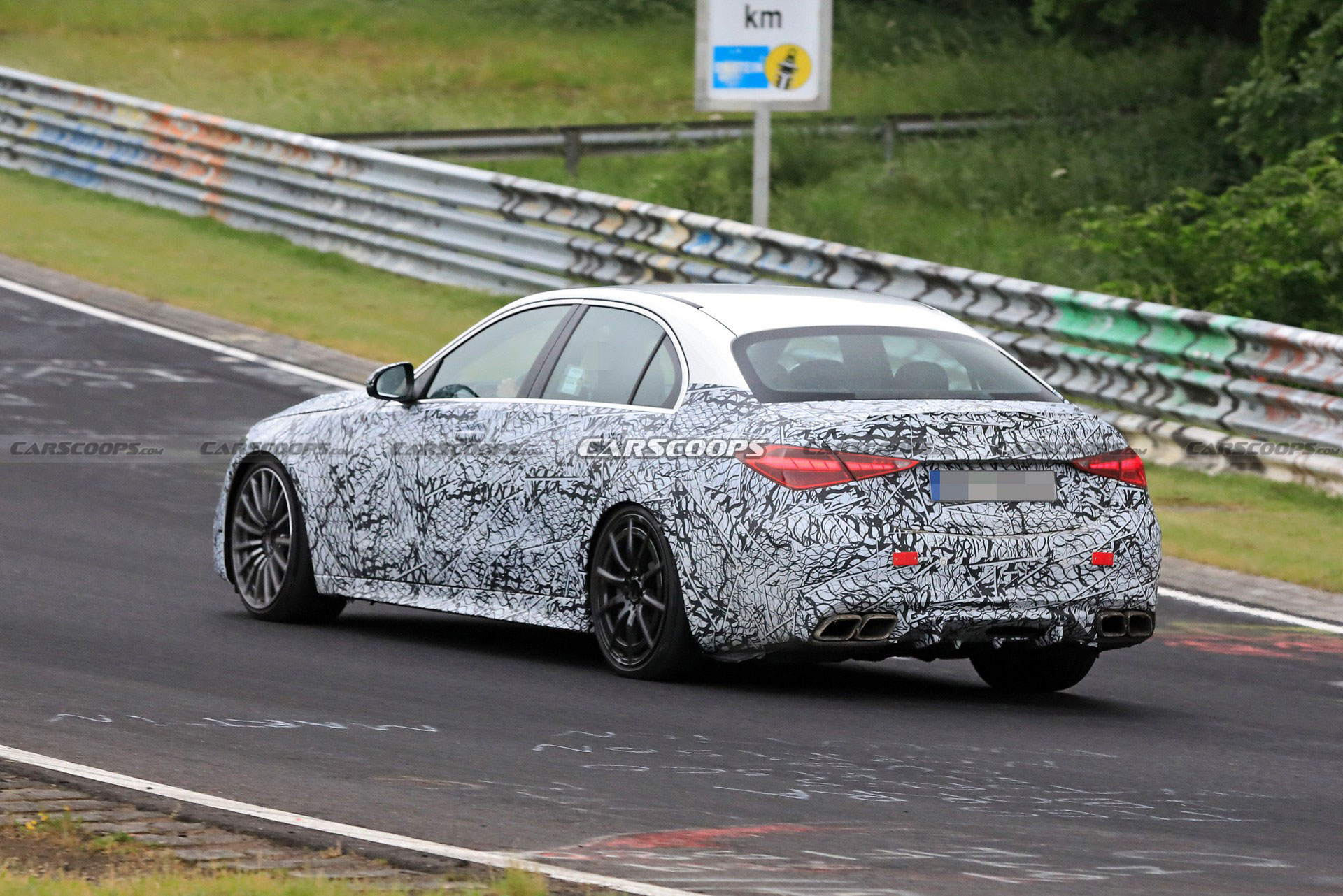 2022 Mercedes-AMG C63 Spied In Sedan And Wagon Form
