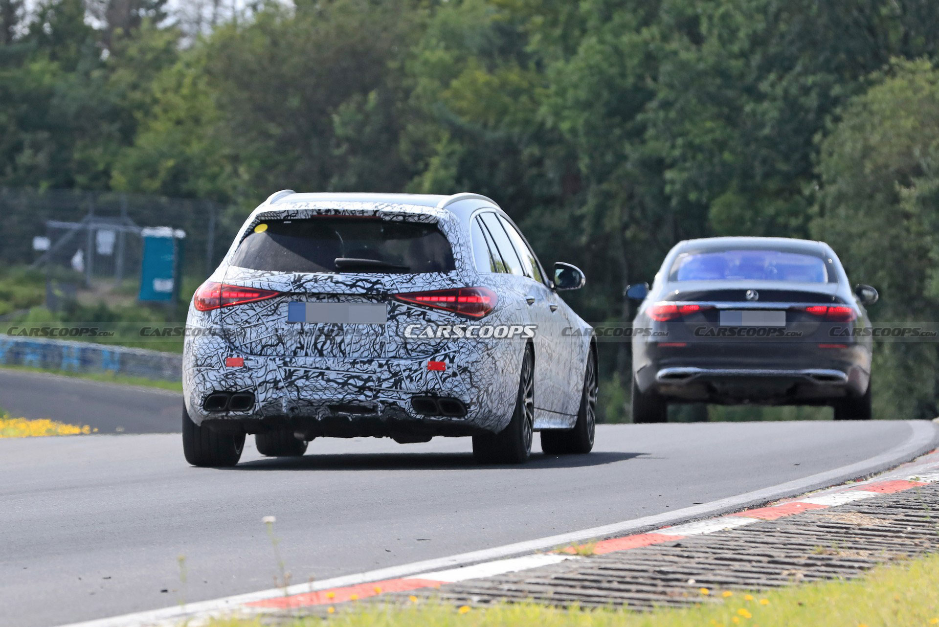 2022 Mercedes-AMG C63 Spied In Sedan And Wagon Form