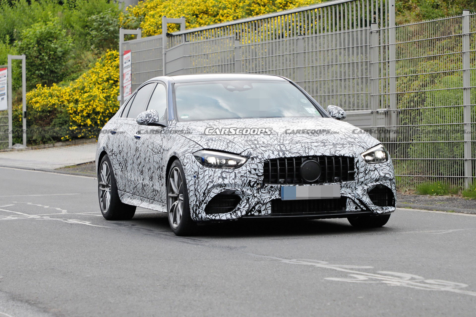 2022 Mercedes-AMG C63 Spied In Sedan And Wagon Form