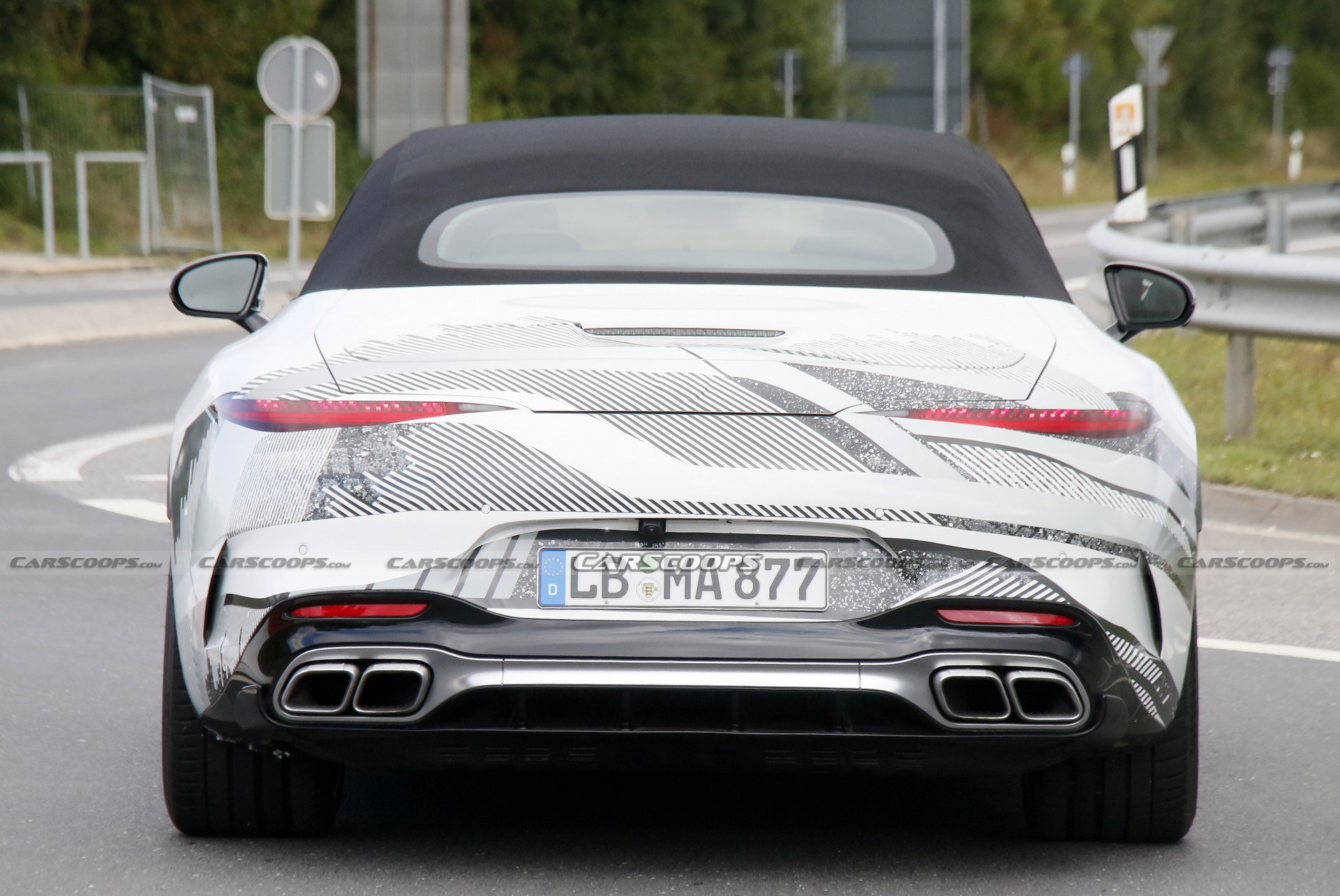 2022 Mercedes-AMG SL Strips Off Camouflage Before Imminent Debut