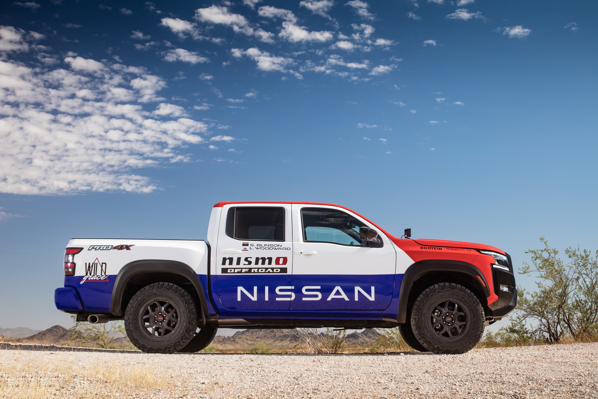 Nissan Enters Rebelle Rally With 2022 Frontier Inspired By 1980s Nissan Hardbody Off-Roading Champ