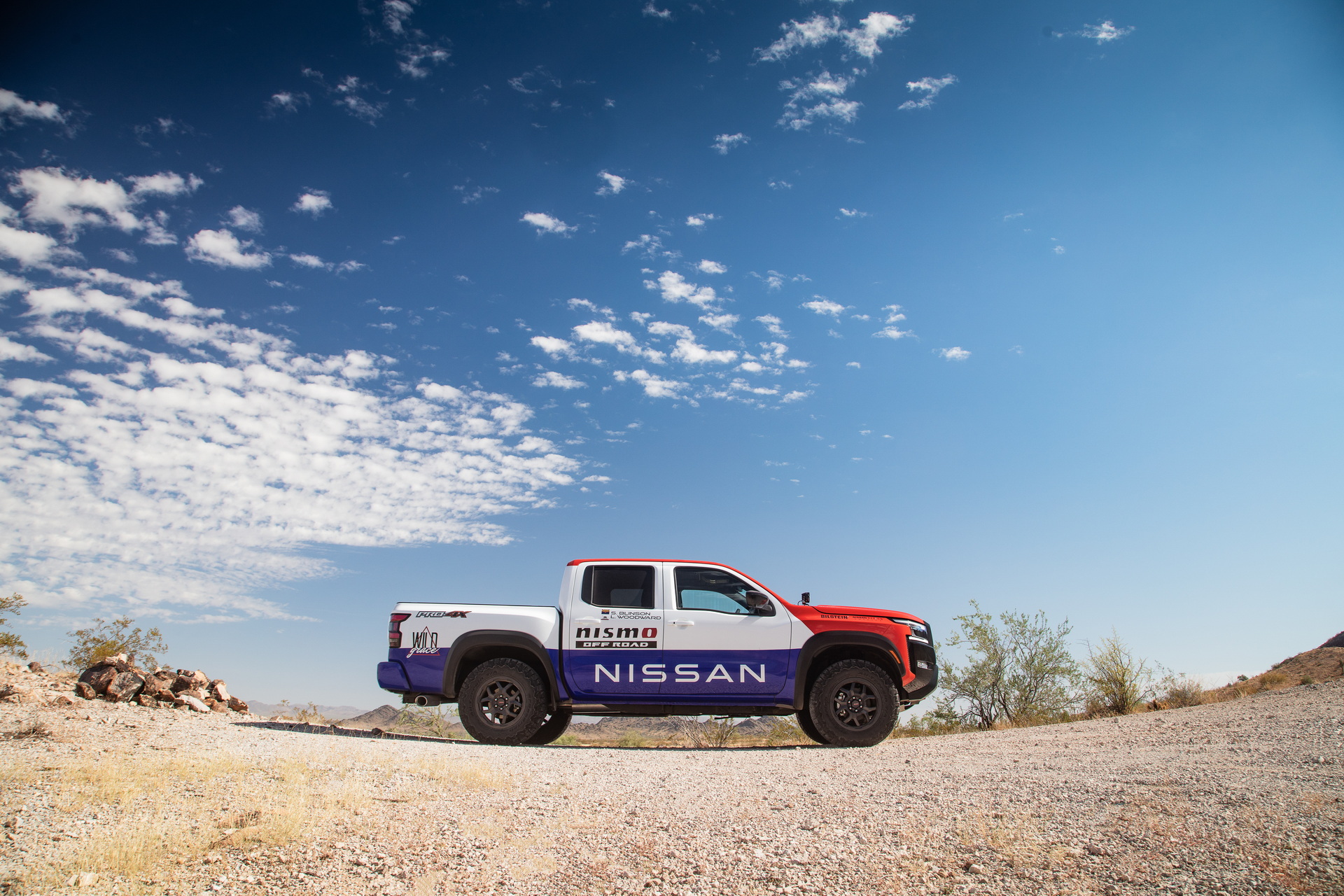 Nissan Enters Rebelle Rally With 2022 Frontier Inspired By 1980s Nissan Hardbody Off-Roading Champ