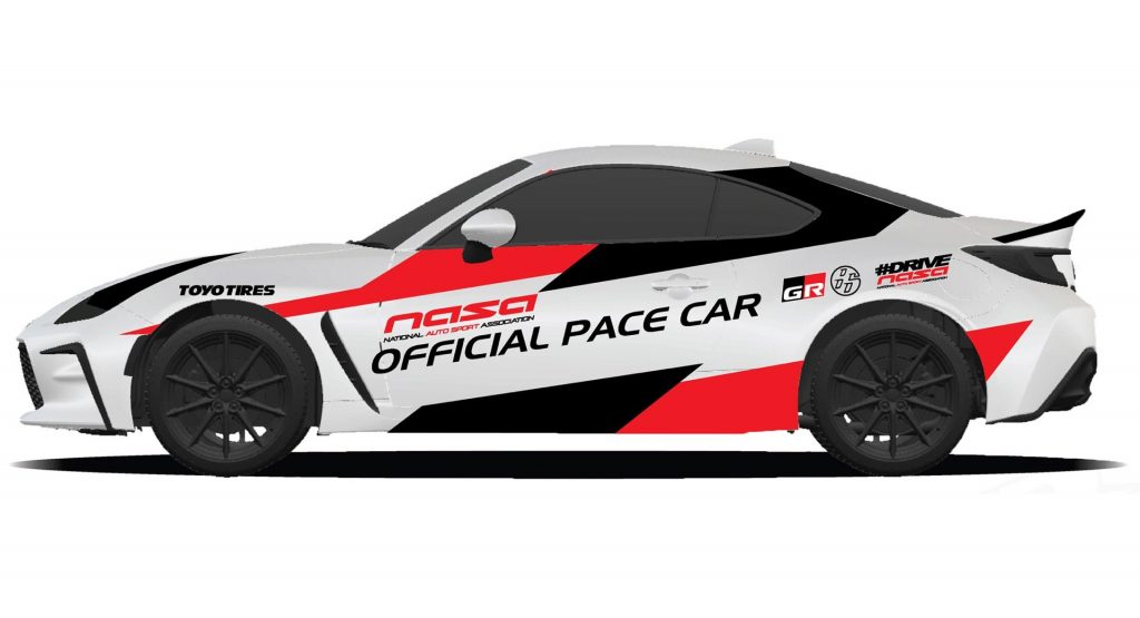  The Pace Car For The NASA Championship Races Is The New 2022 Toyota GR 86