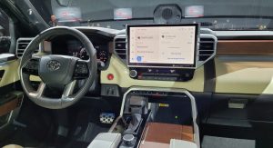 We Check Out The Tundra's All-New 14-Inch Infotainment System Carscoops