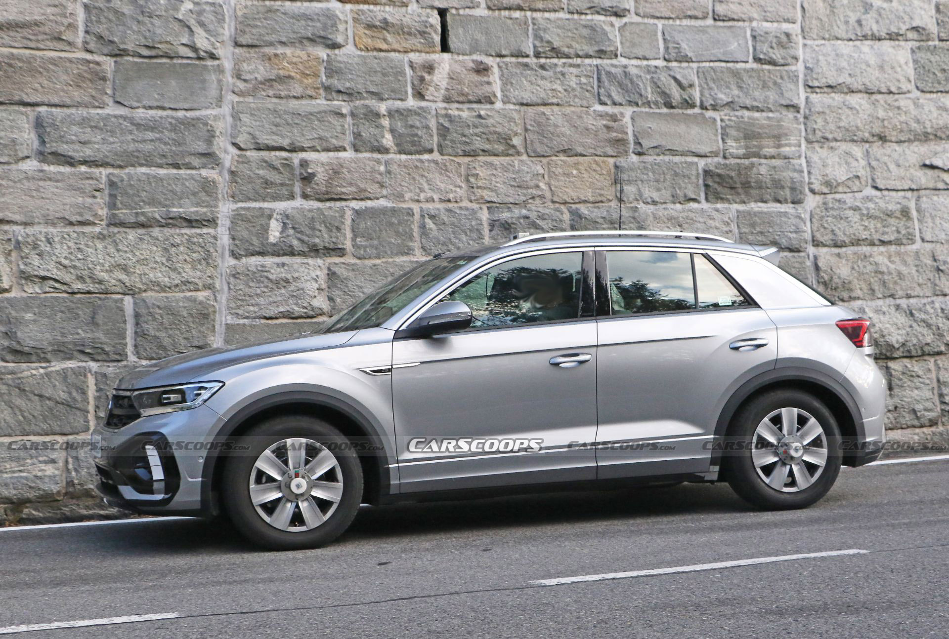 Sorry-Looking 2022 VW T-Roc Spied Wearing Hubcaps For Brake Testing