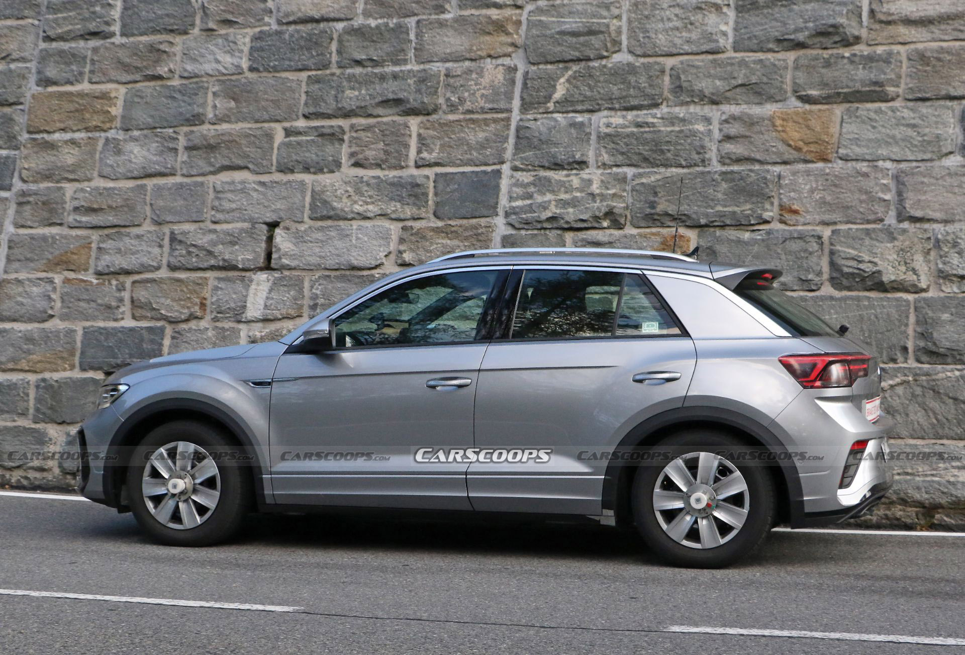 Sorry-Looking 2022 VW T-Roc Spied Wearing Hubcaps For Brake Testing