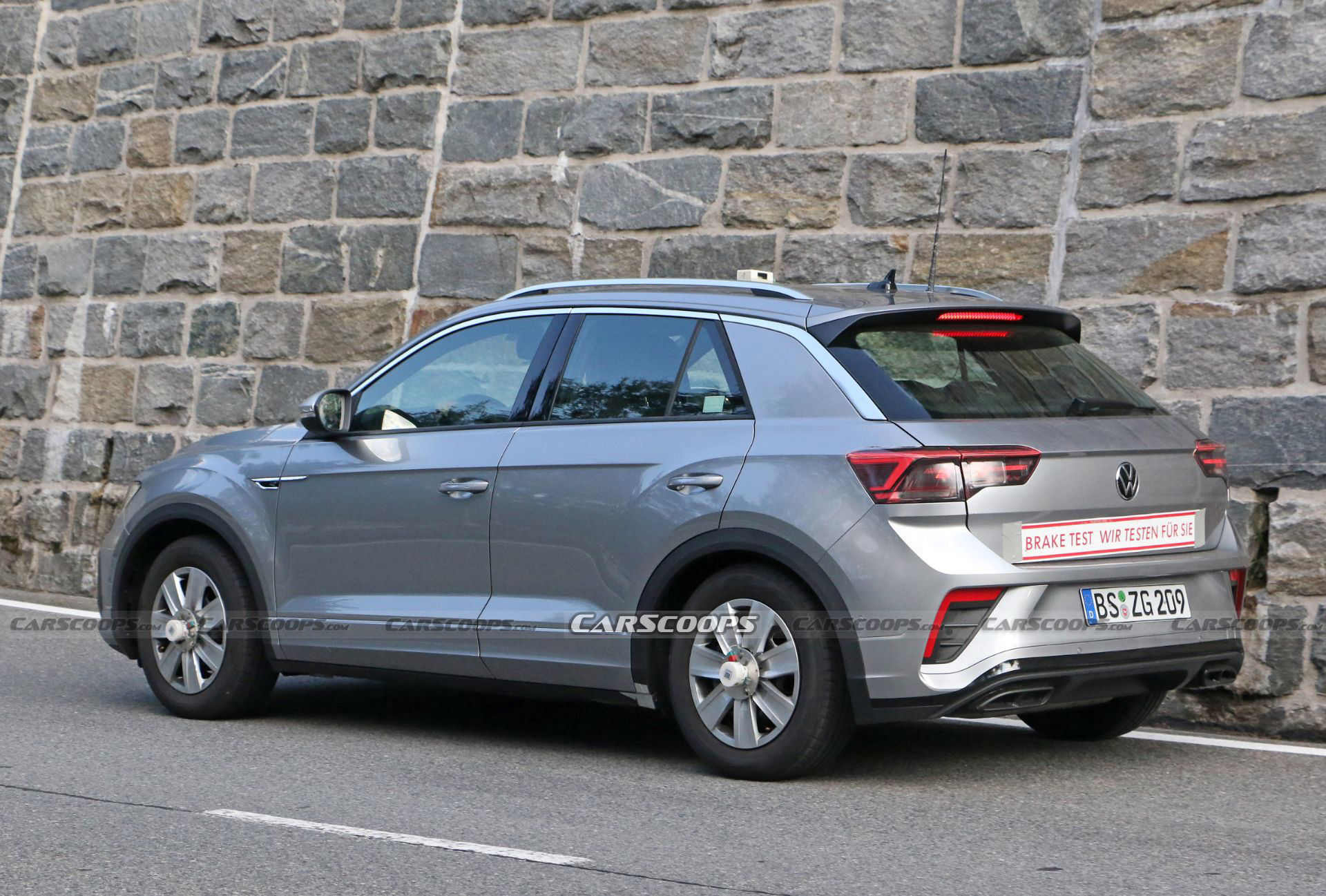 Sorry-Looking 2022 VW T-Roc Spied Wearing Hubcaps For Brake Testing