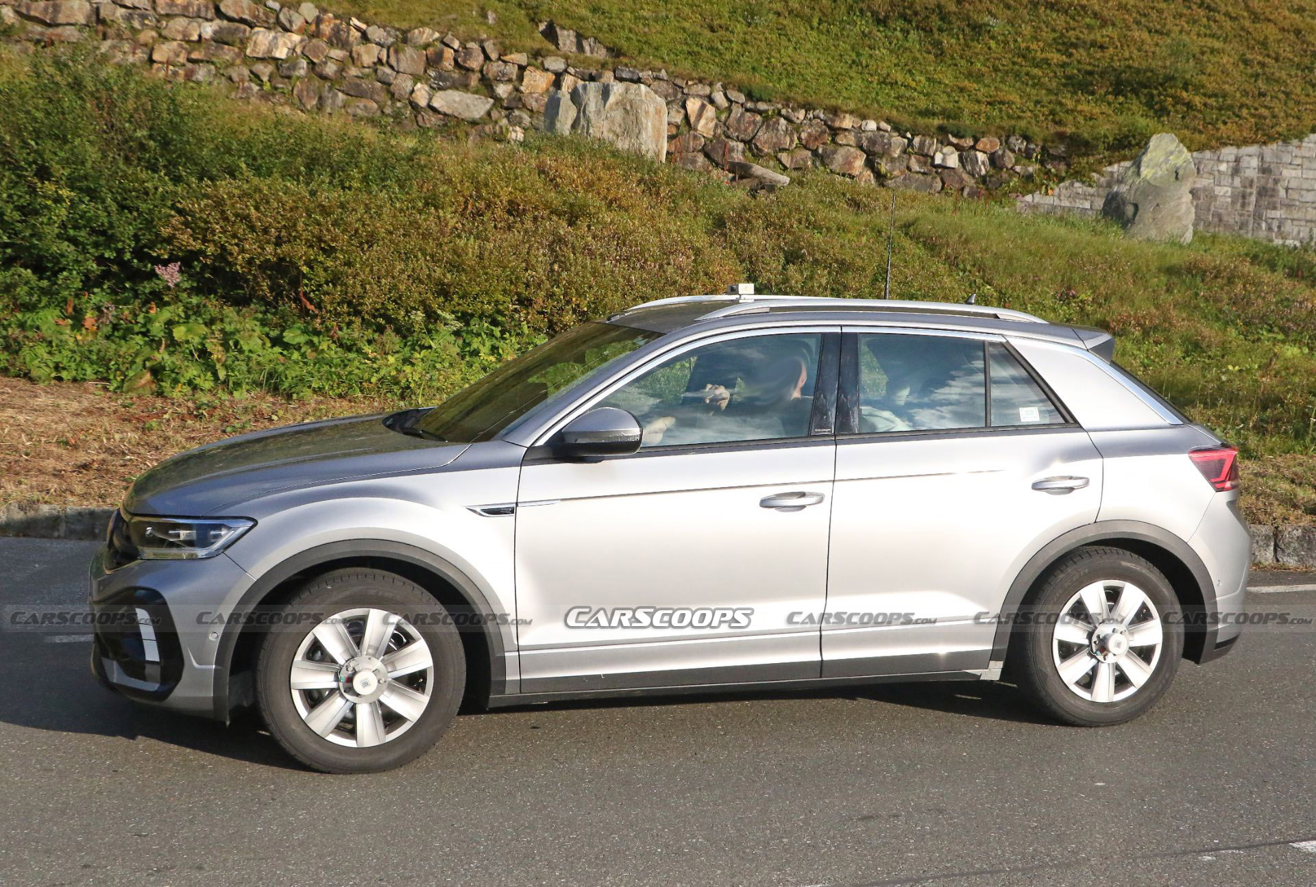 Sorry-Looking 2022 VW T-Roc Spied Wearing Hubcaps For Brake Testing