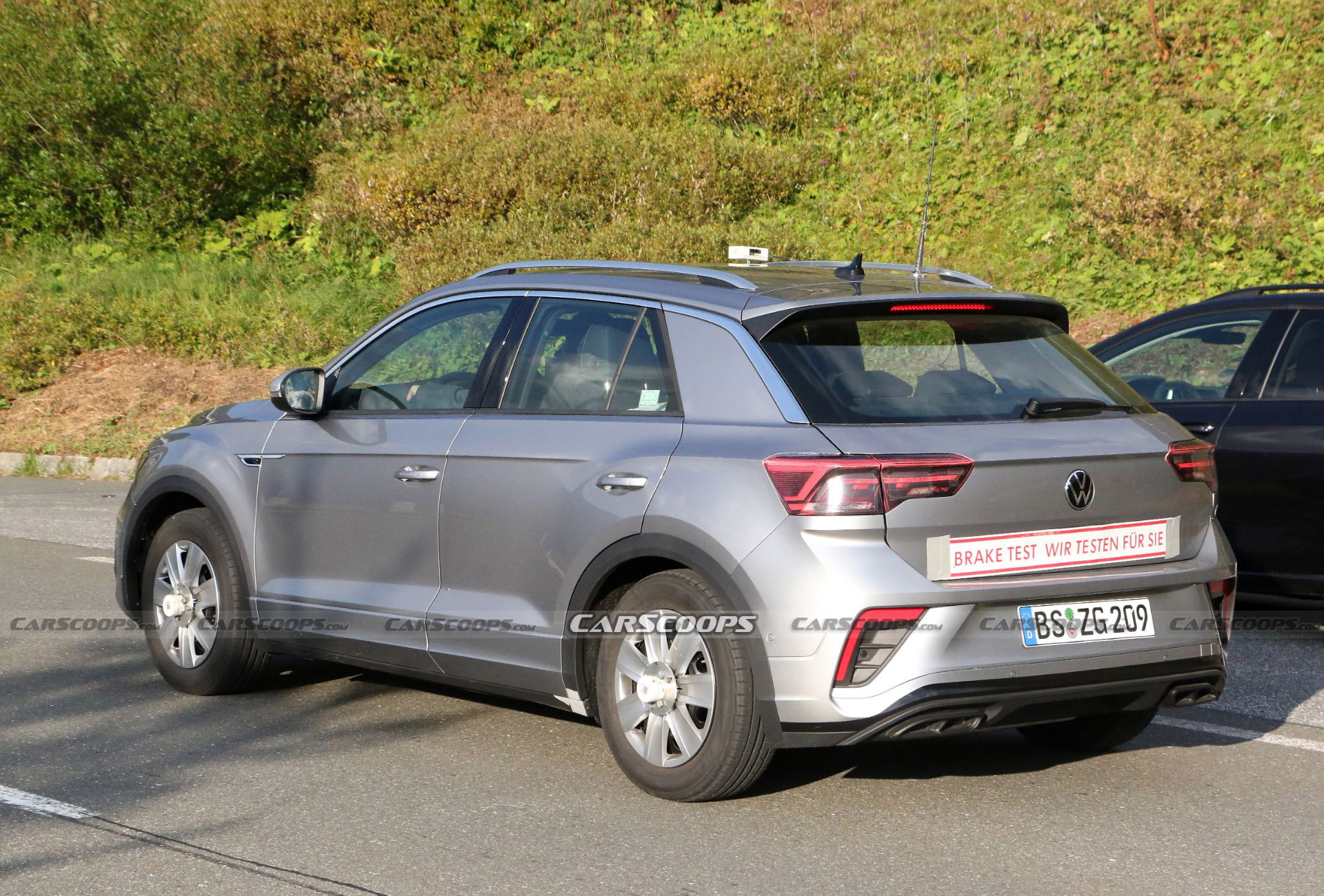 Sorry-Looking 2022 VW T-Roc Spied Wearing Hubcaps For Brake Testing