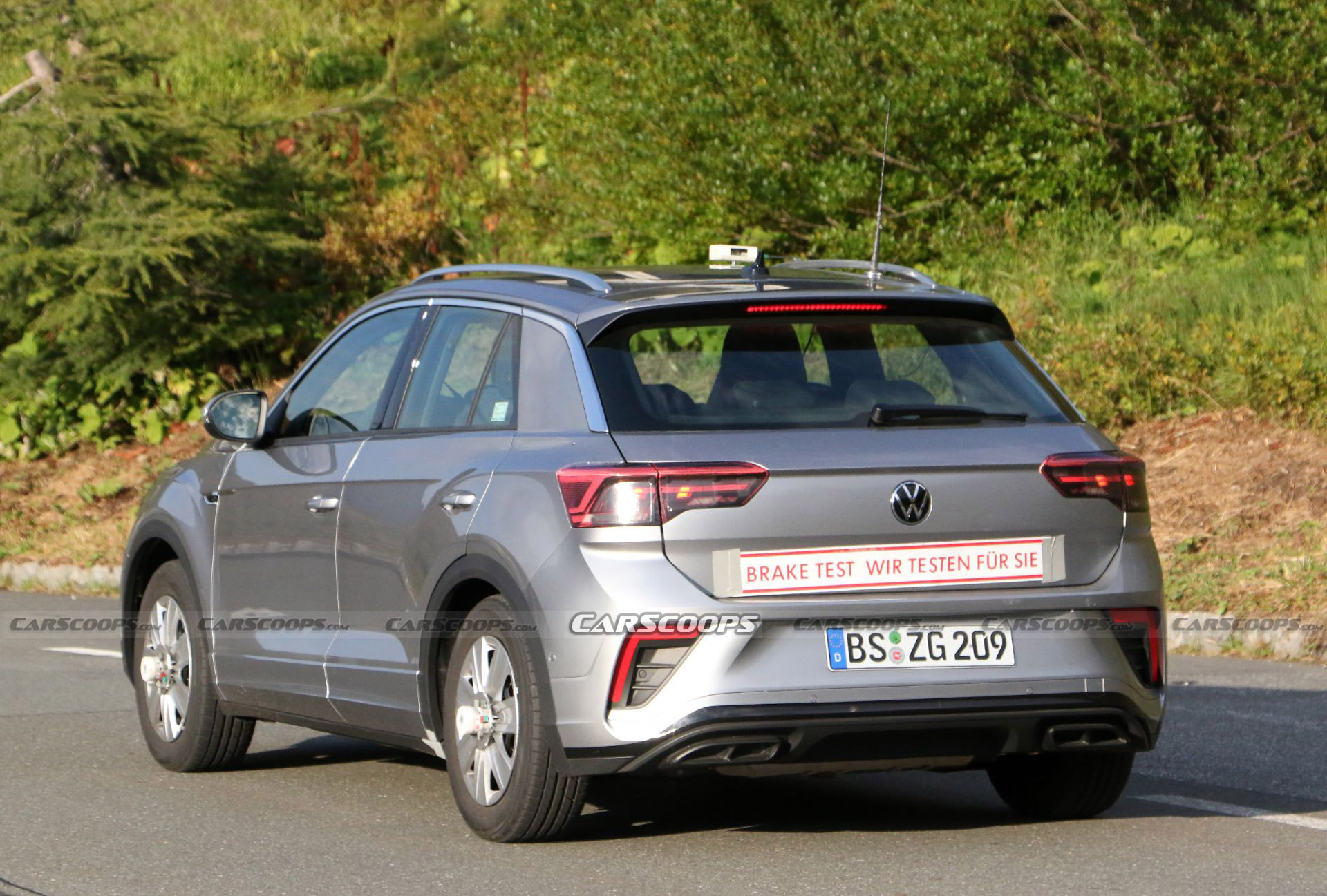 Sorry-Looking 2022 VW T-Roc Spied Wearing Hubcaps For Brake Testing