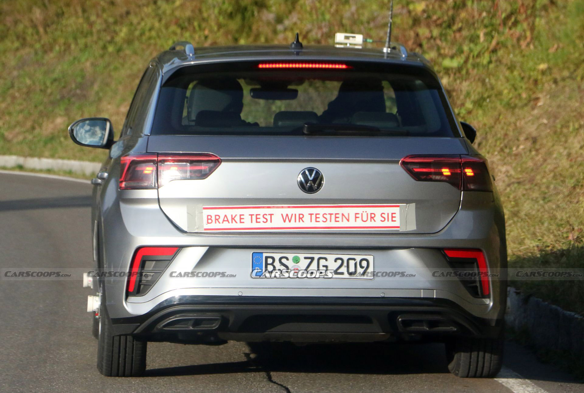 Sorry-Looking 2022 VW T-Roc Spied Wearing Hubcaps For Brake Testing