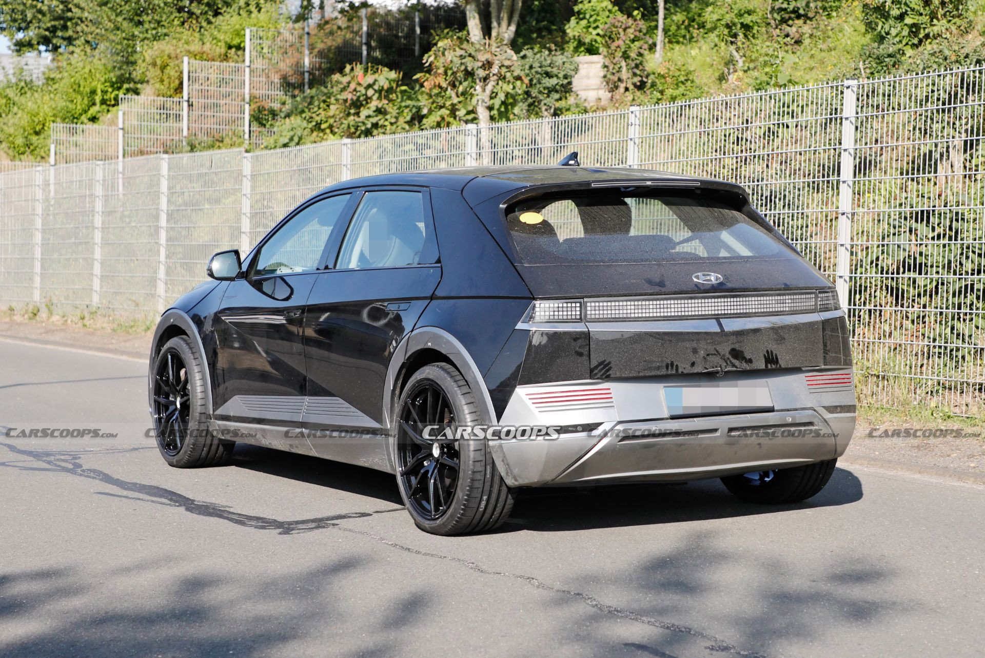 2023 Hyundai Ioniq 5 N Spotted For The First Time, With Stealthy Prototype Sporting Huge Wheels And Brakes