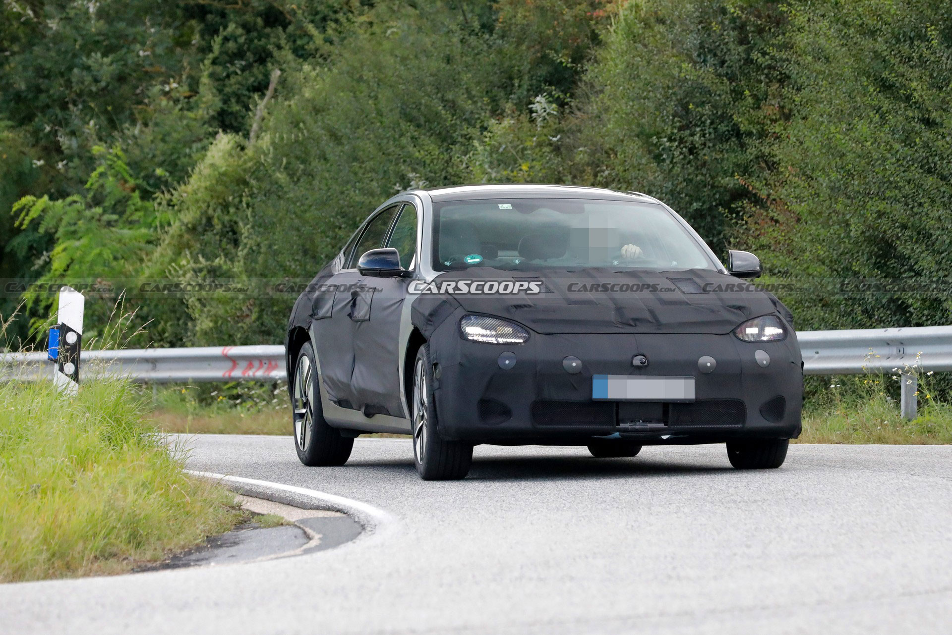 2023 Hyundai Ioniq 6 Spied Looking Like An Electric Four-Door Coupe For The Masses