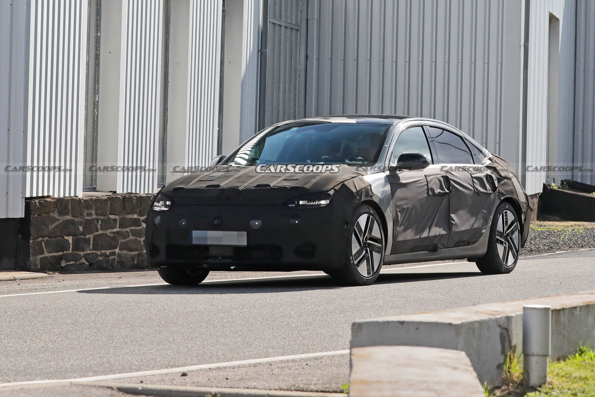 2023 Hyundai Ioniq 6 Spied Looking Like An Electric Four-Door Coupe For The Masses