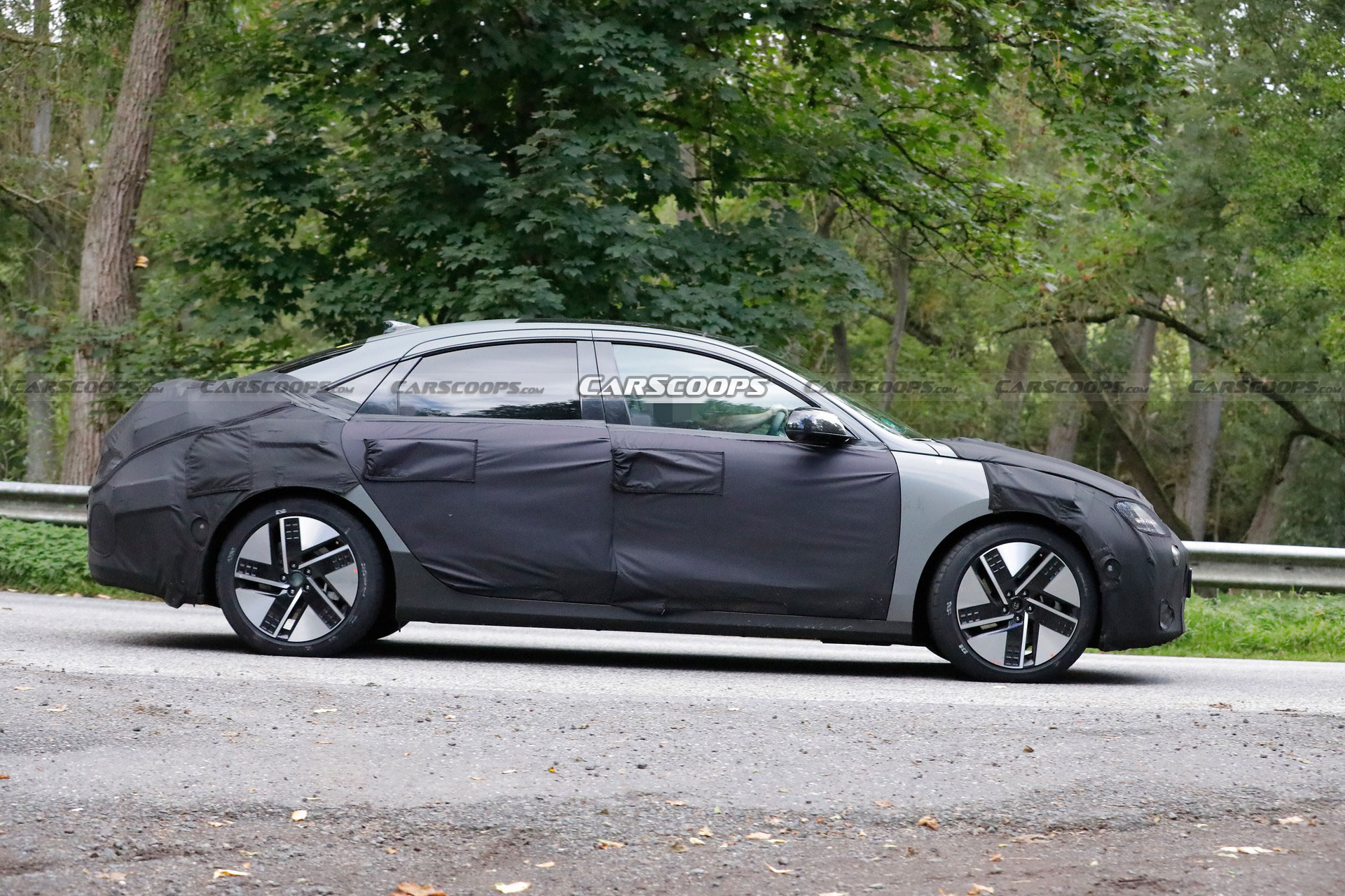 2023 Hyundai Ioniq 6 Spied Looking Like An Electric Four-Door Coupe For The Masses