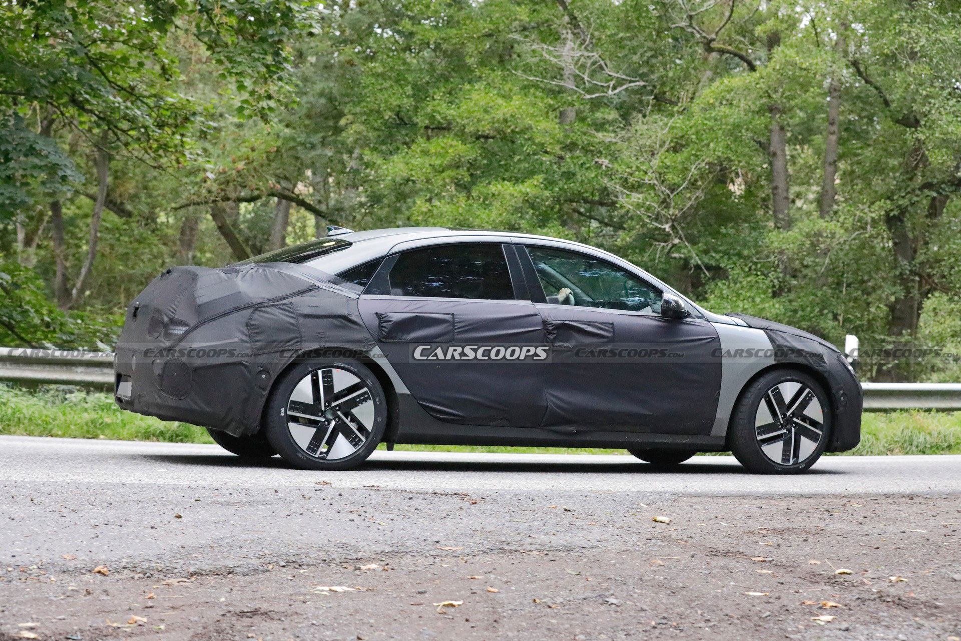 2023 Hyundai Ioniq 6 Spied Looking Like An Electric Four-Door Coupe For The Masses