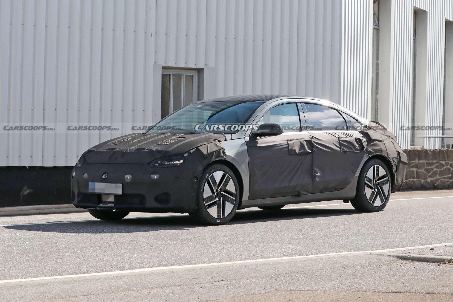 2023 Hyundai Ioniq 6 Spied Looking Like An Electric Four-Door Coupe For The Masses
