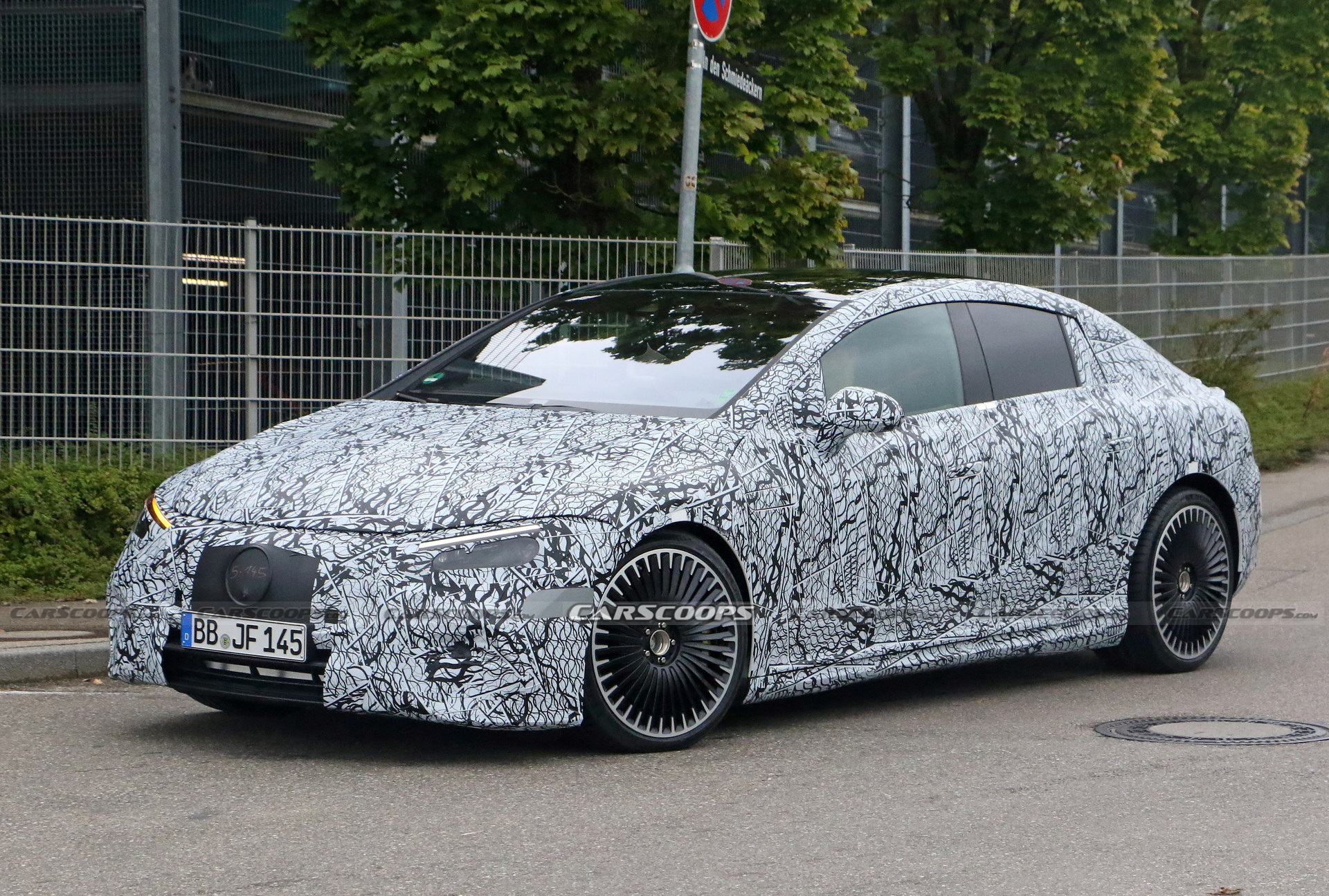 2023 Mercedes-AMG EQE 53 Spied: AMG’s Electric Sedan Getting Ready For The Post-V8 Era