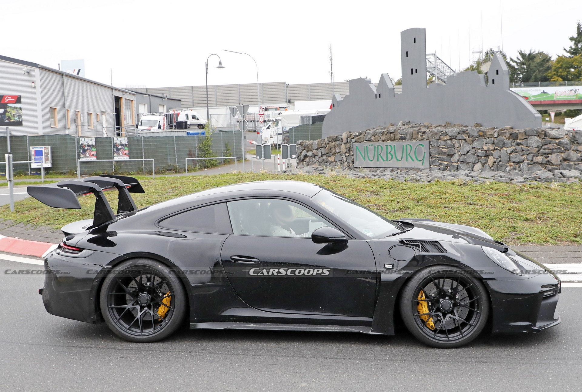 2023 Porsche 911 GT3 RS Spied Again With Racecar Looks And Conventional Door Handles