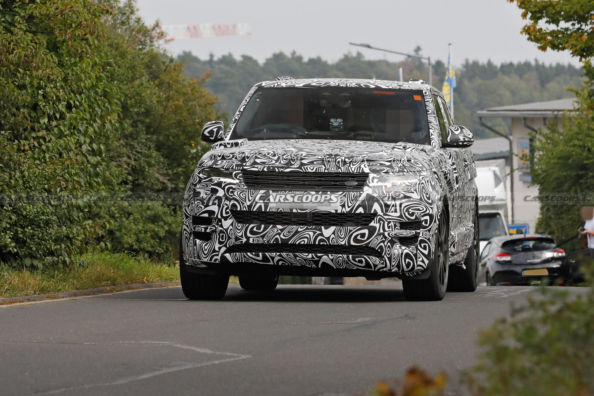 2023 Range Rover Sport SVR Shows More Of Its Face During Nurburgring Tests