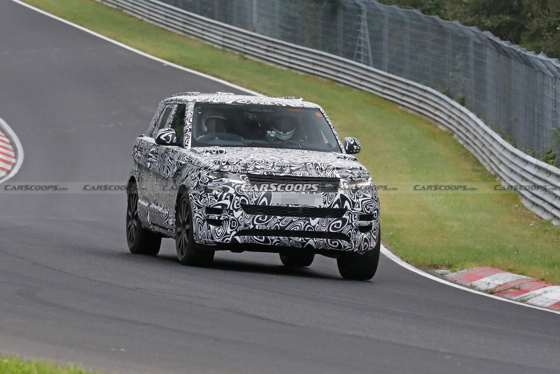 2023 Range Rover Sport SVR Shows More Of Its Face During Nurburgring Tests