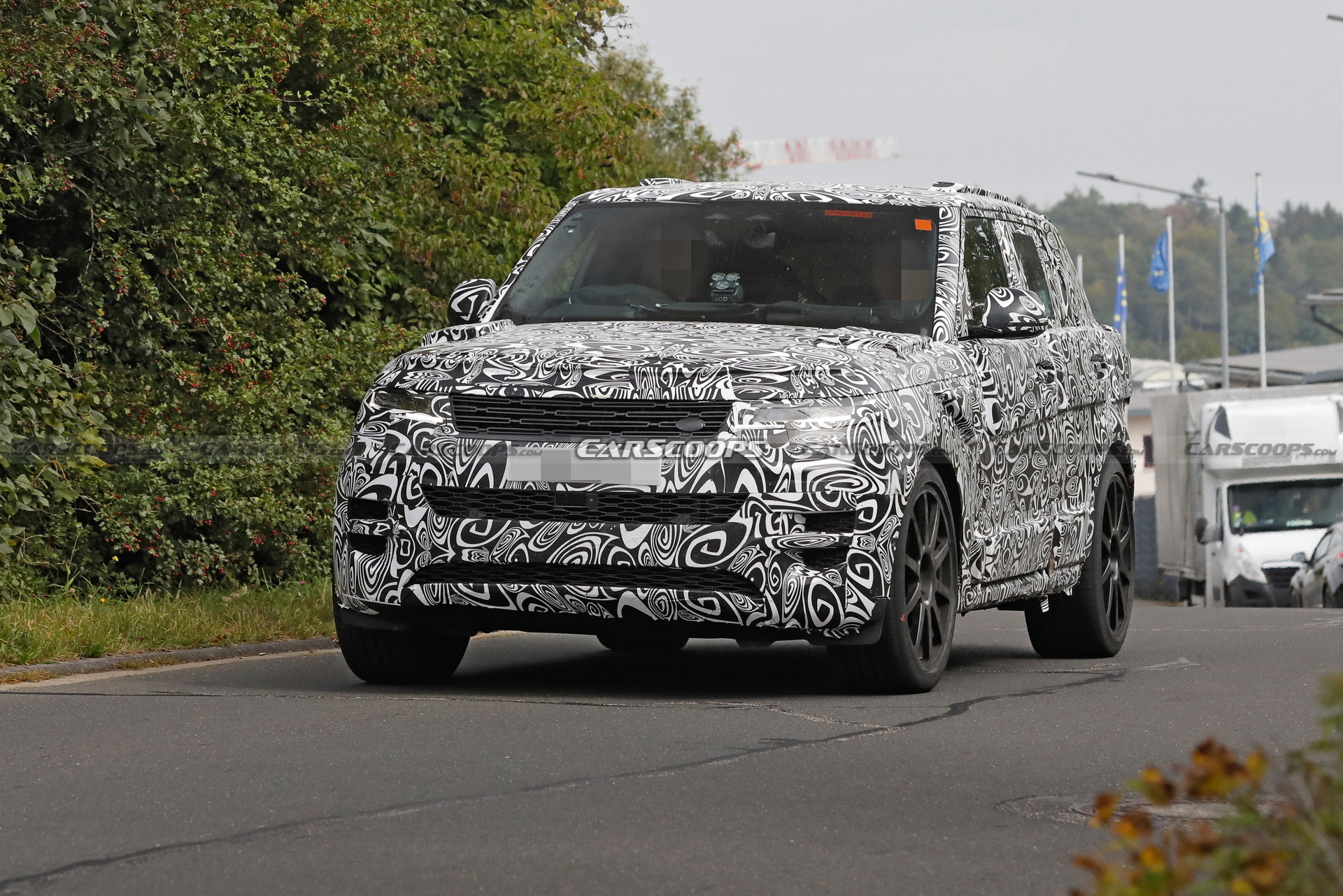 2023 Range Rover Sport SVR Shows More Of Its Face During Nurburgring Tests