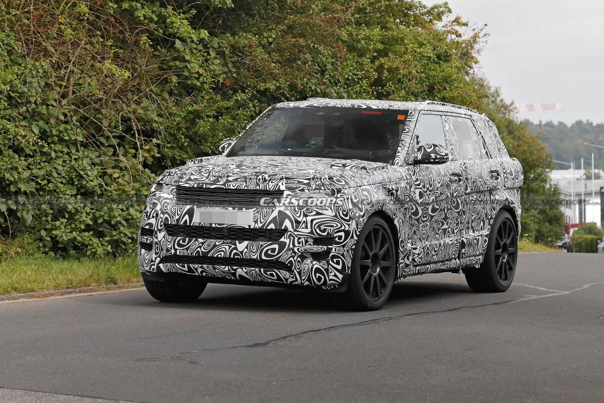2023 Range Rover Sport SVR Shows More Of Its Face During Nurburgring Tests