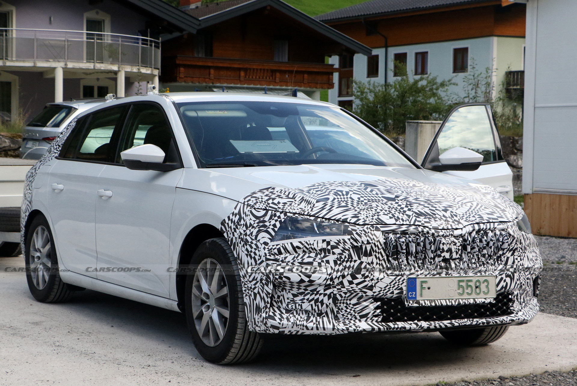 Skoda Scala Compact Hatchback Getting Ready For A Mid-Life Cycle Facelift
